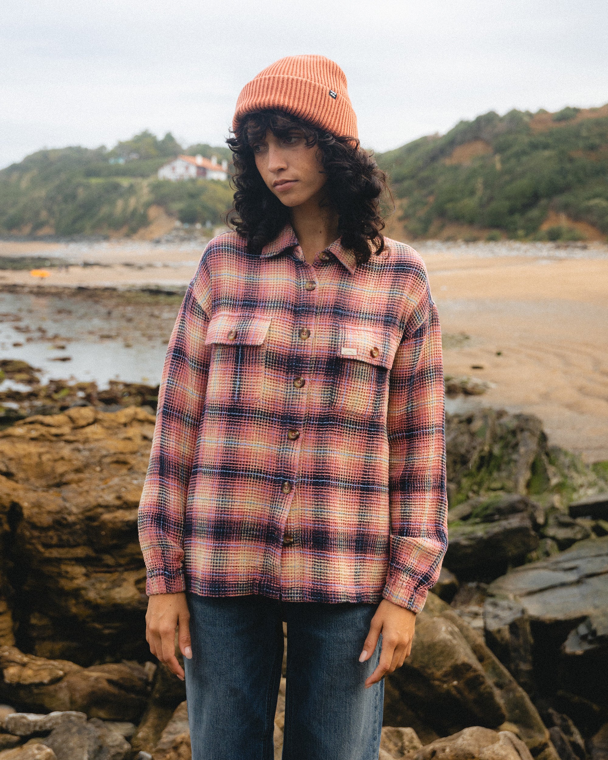 Big Bear Long Sleeve Shirt - Mountain Rose