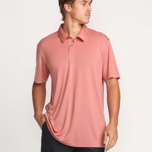 Eclipse Short Sleeve Polo Shirt - Dust Red