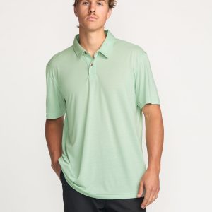 Eclipse Short Sleeve Polo Shirt - Seafoam