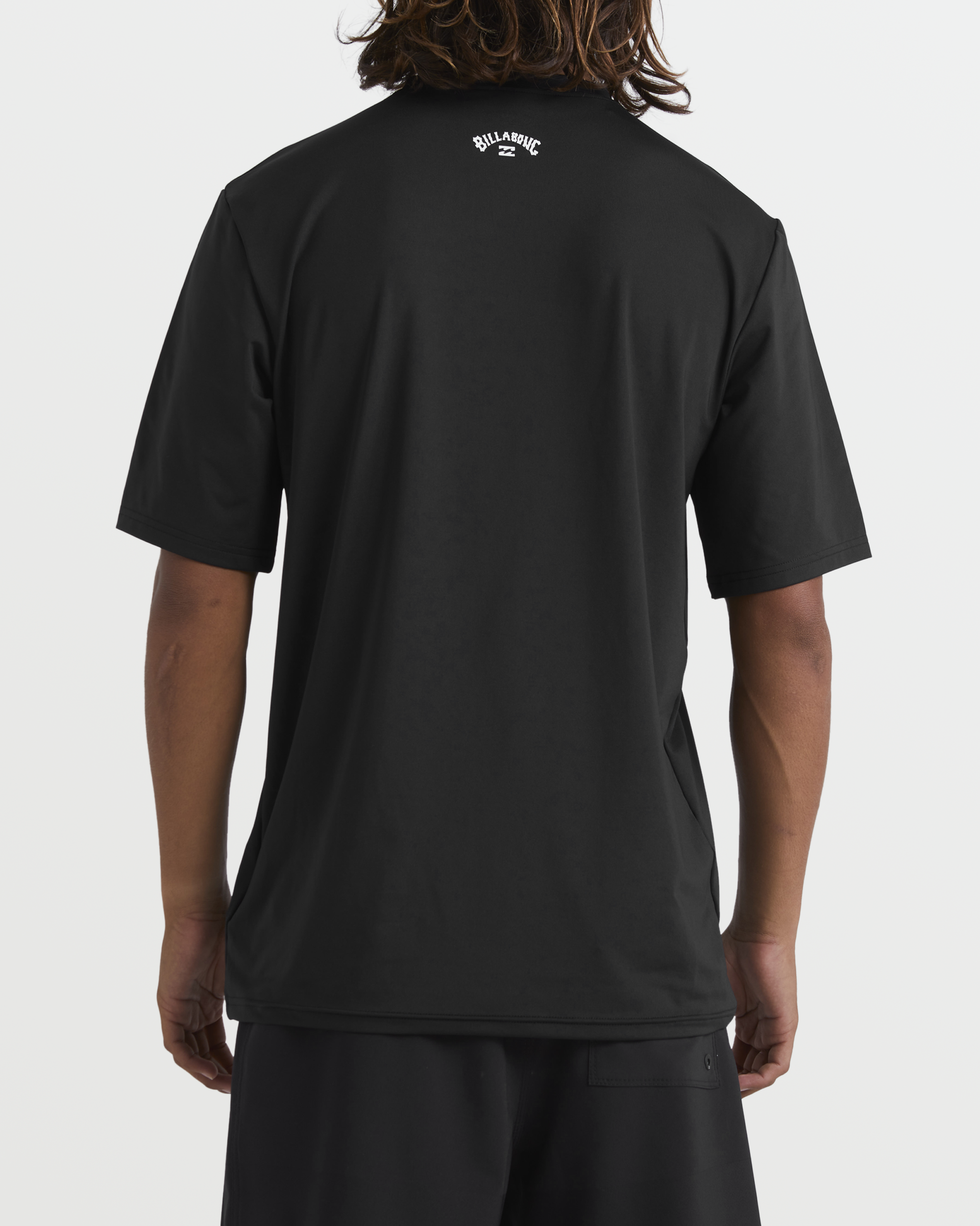 All Day Wave Short Sleeve Rashguard - Black - Image 2