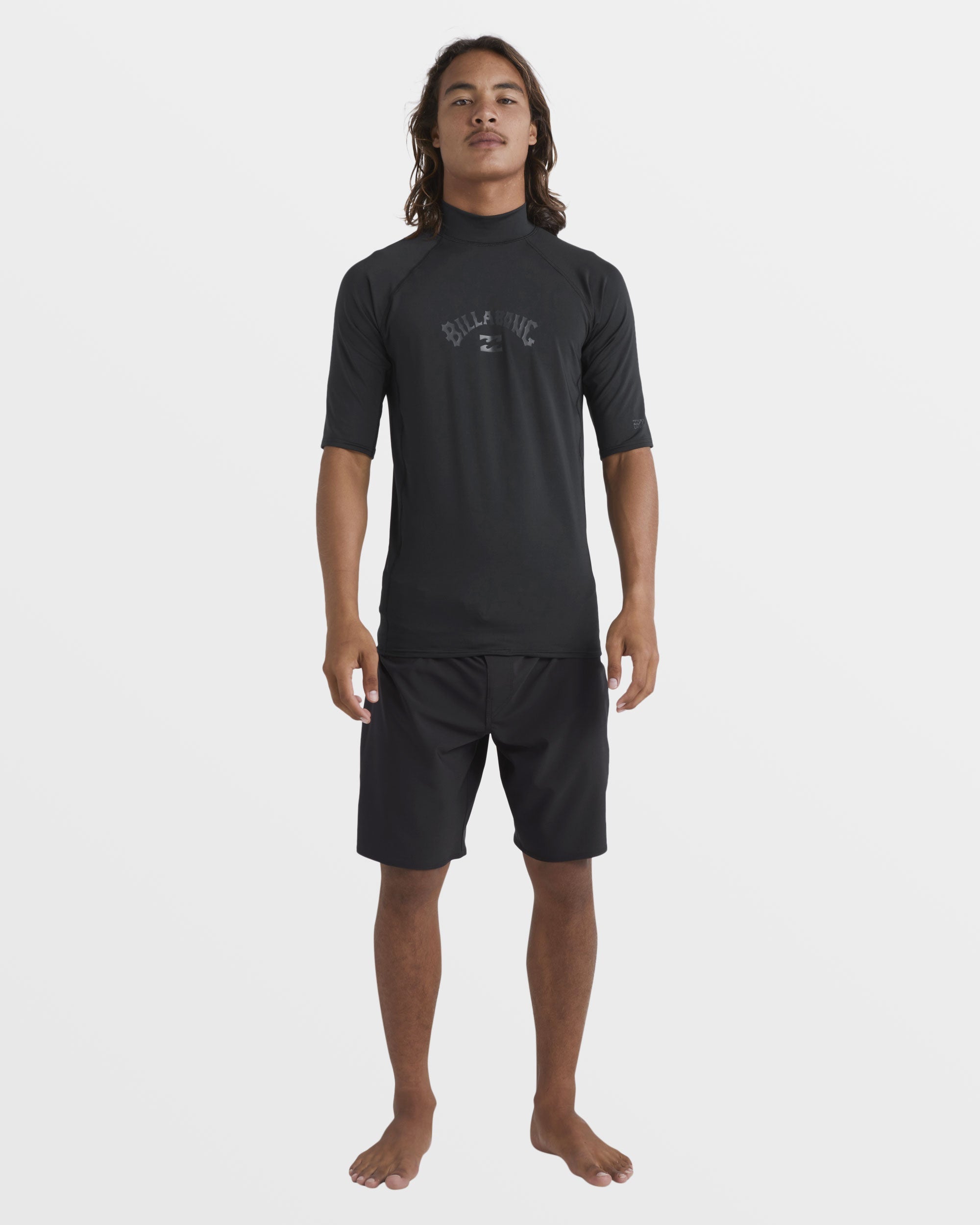 Arch Performance Fit Short Sleeve Rashguard - Black - Image 5
