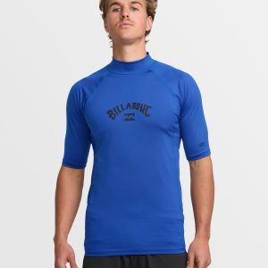 Arch Performance Fit Short Sleeve Rashguard - Cobalt