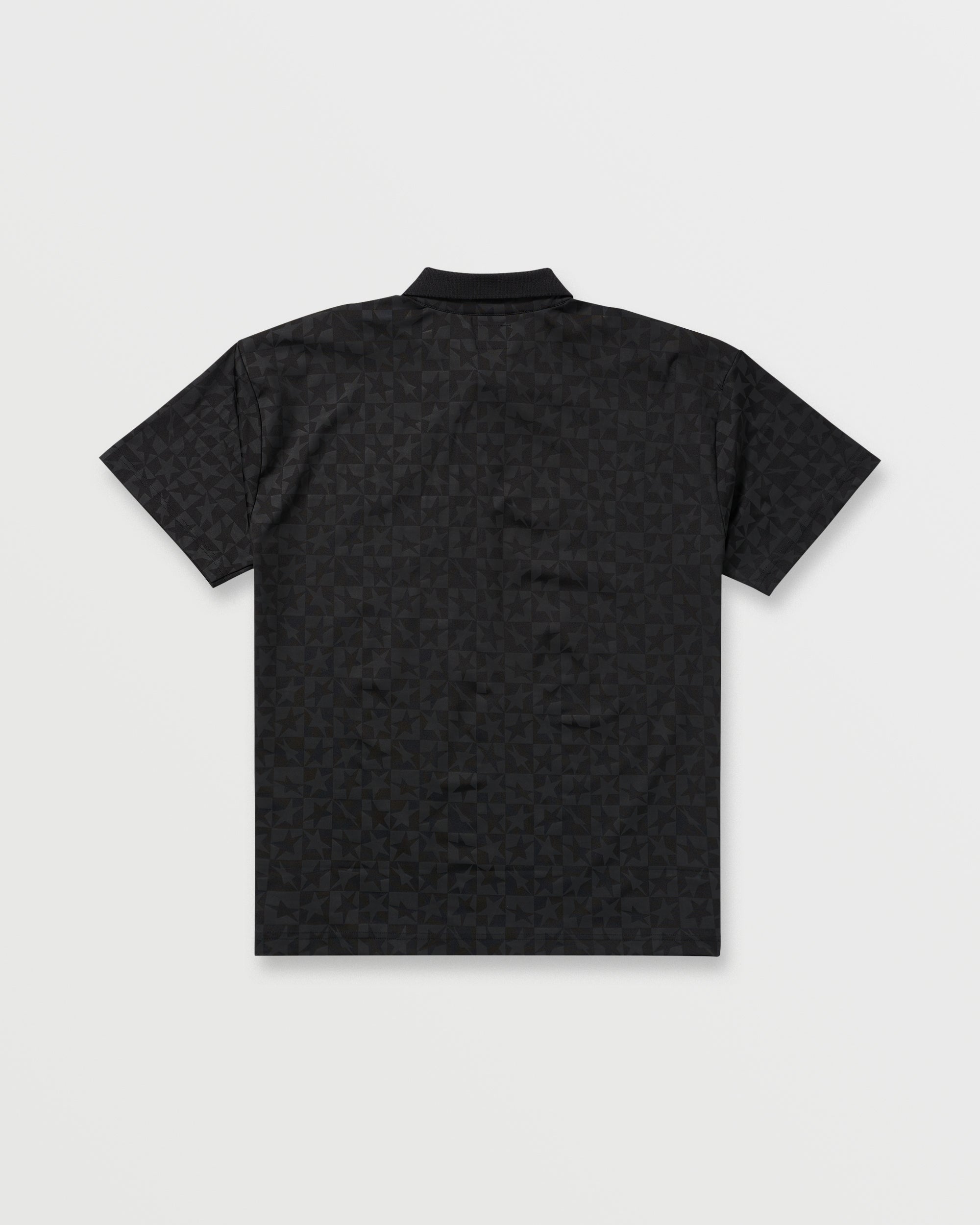 Billabong x Mami Wata Black Star Surf Club Short Sleeve Polo Shirt - Black - Image 7