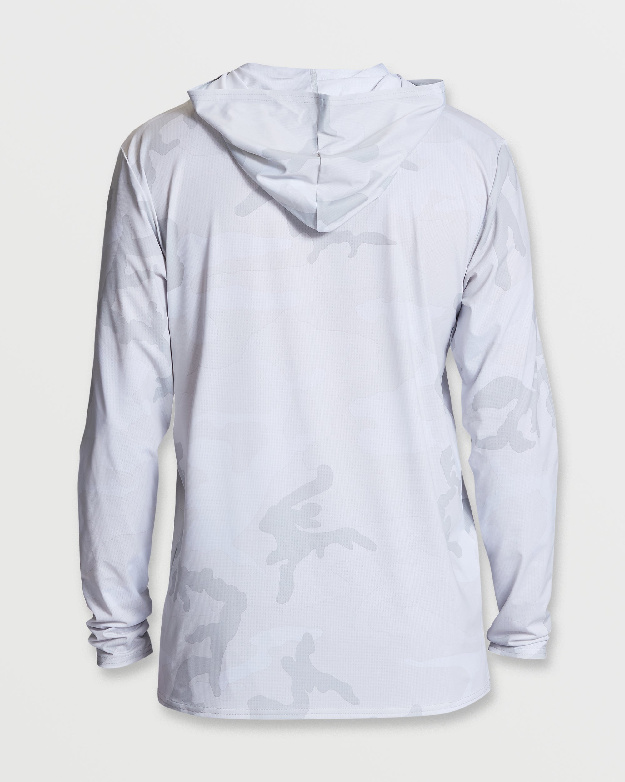 Arch Mesh Long Sleeve Hooded Surf Tee - White Camo - Image 2