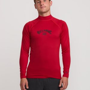 Arch Performance Fit Long Sleeve Rashguard - Scarlet