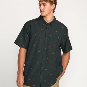 All Day Jacquard Short Sleeve Shirt - Stealth