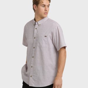 All Day Short Sleeve Shirt - Plum