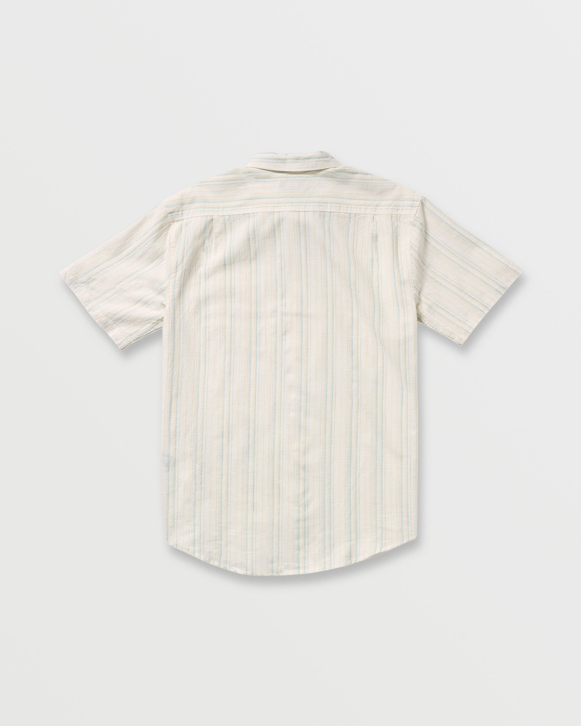 All Day Stripe Short Sleeve Shirt - Off White - Image 4
