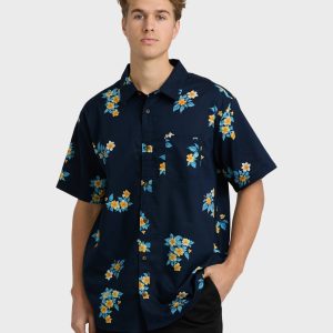 Sundays Mini Short Sleeve Shirt - Navy