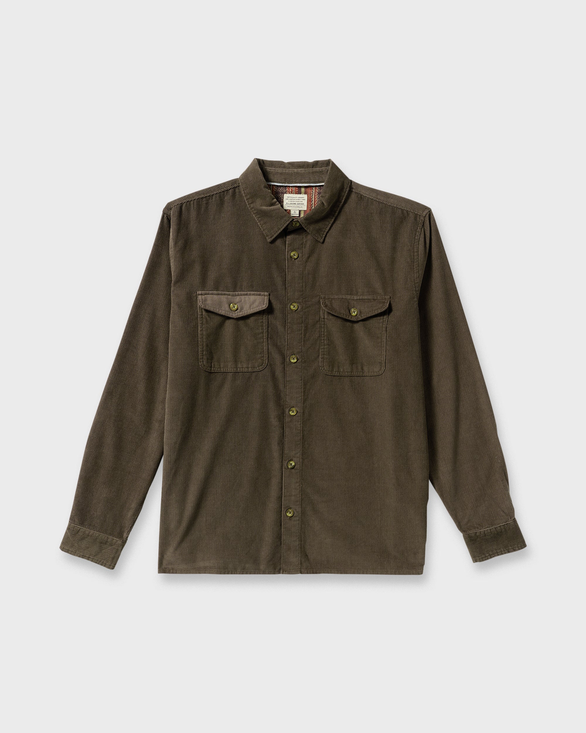 Austin Garage Long Sleeve Shirt - Chocolate