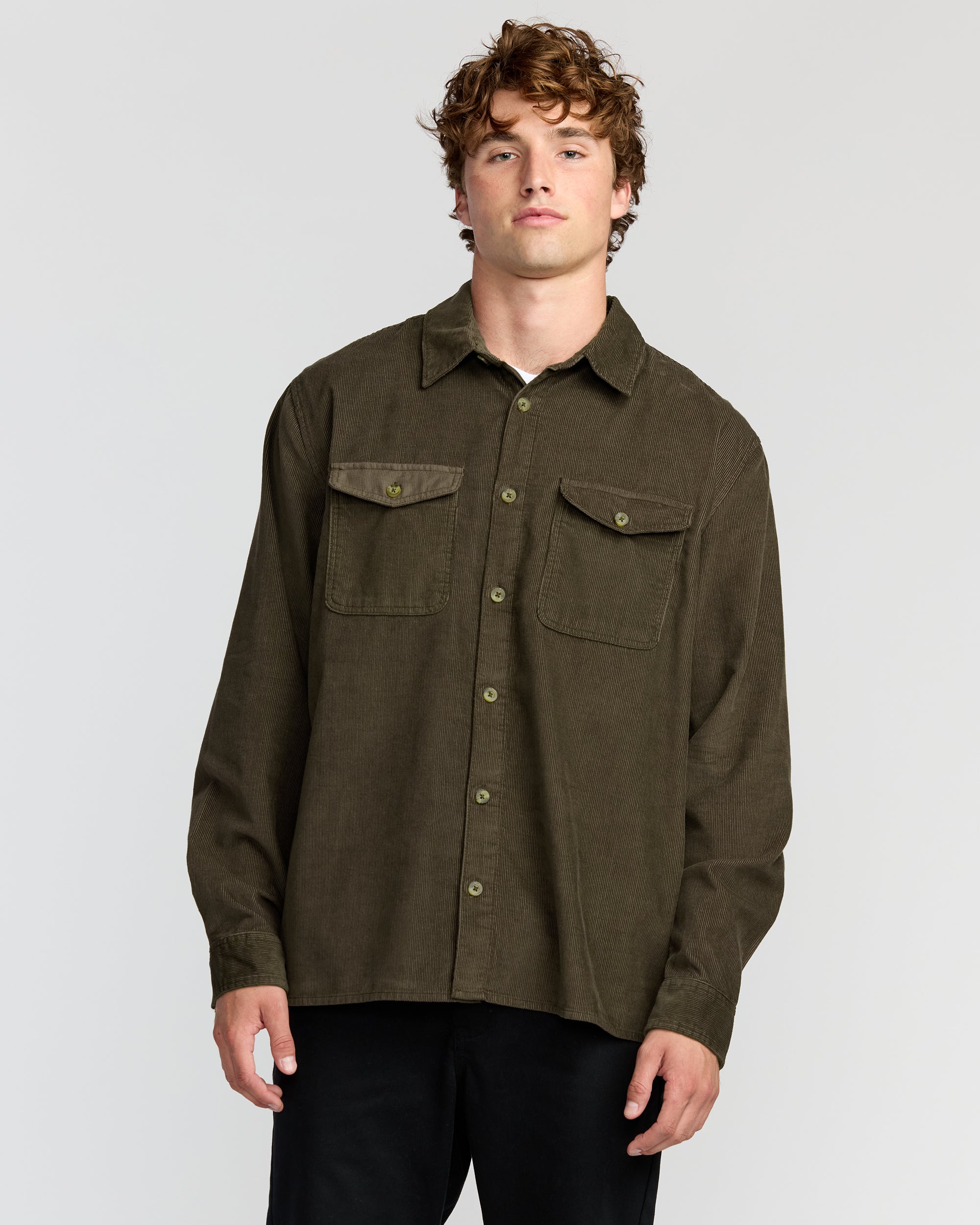 Austin Garage Long Sleeve Shirt - Chocolate - Image 2