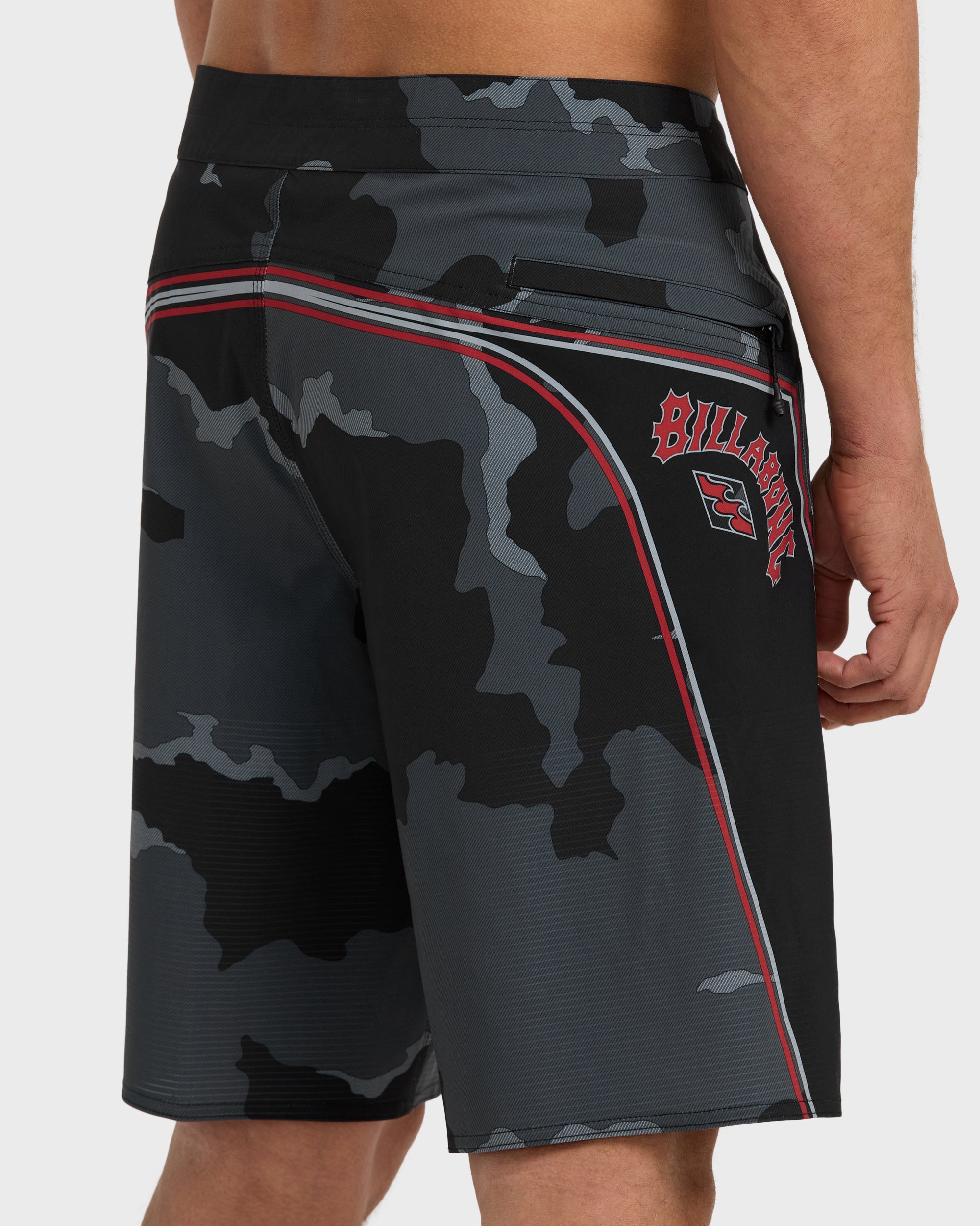 Straddie Airlite 20 Boardshorts - Black Camo - Image 6