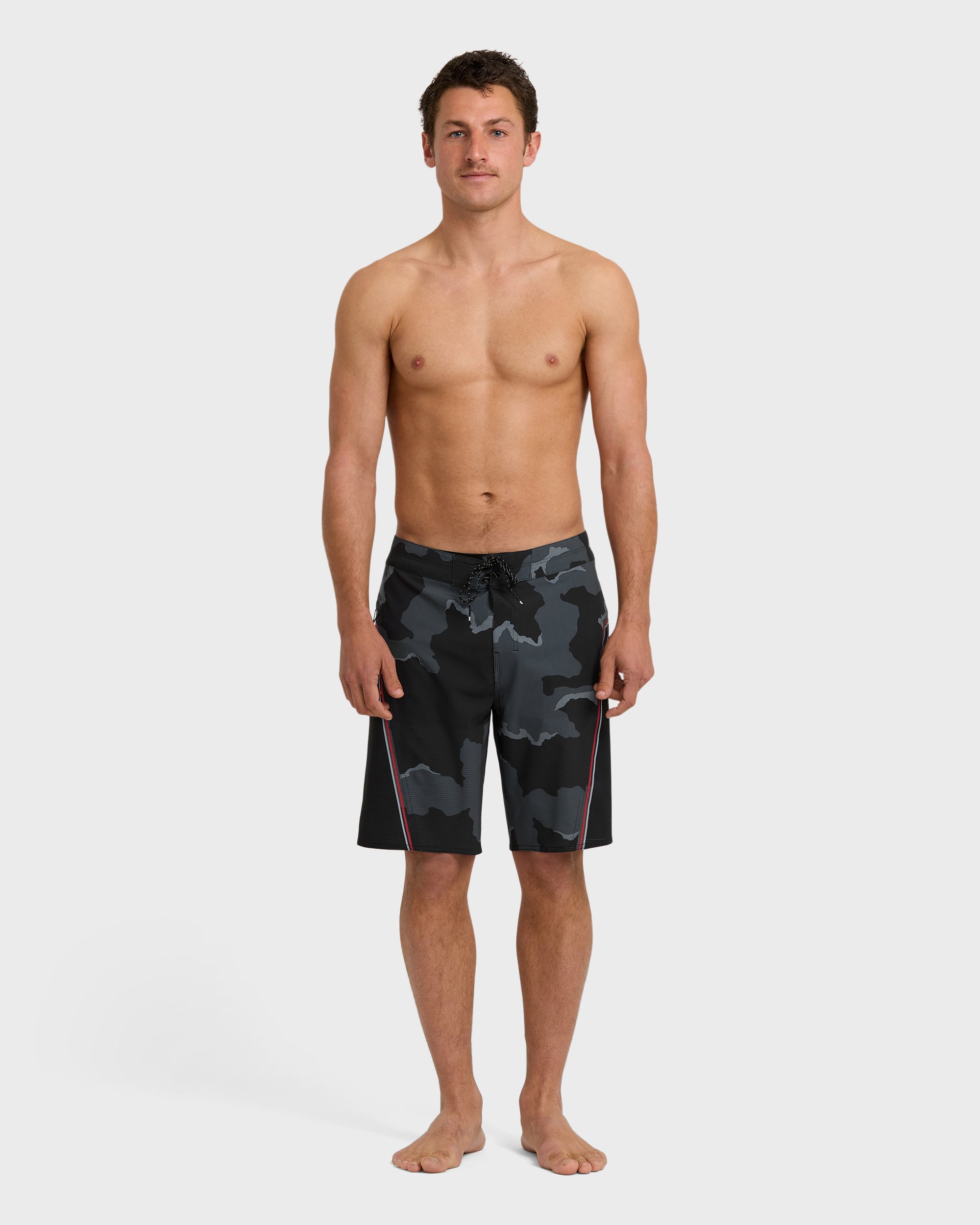 Straddie Airlite 20 Boardshorts - Black Camo - Image 2