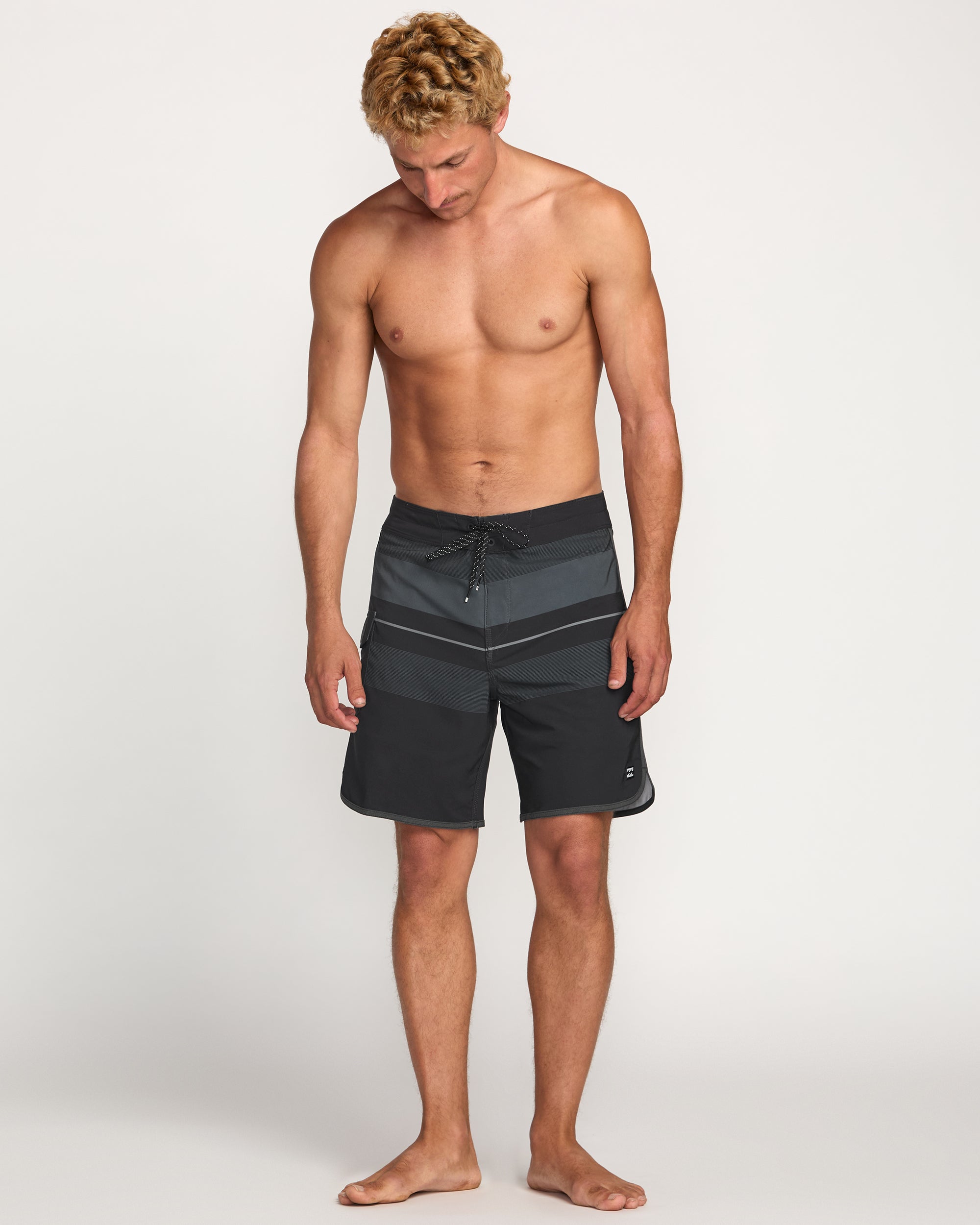 73 Pro Performance 18 Boardshorts - Black - Image 6