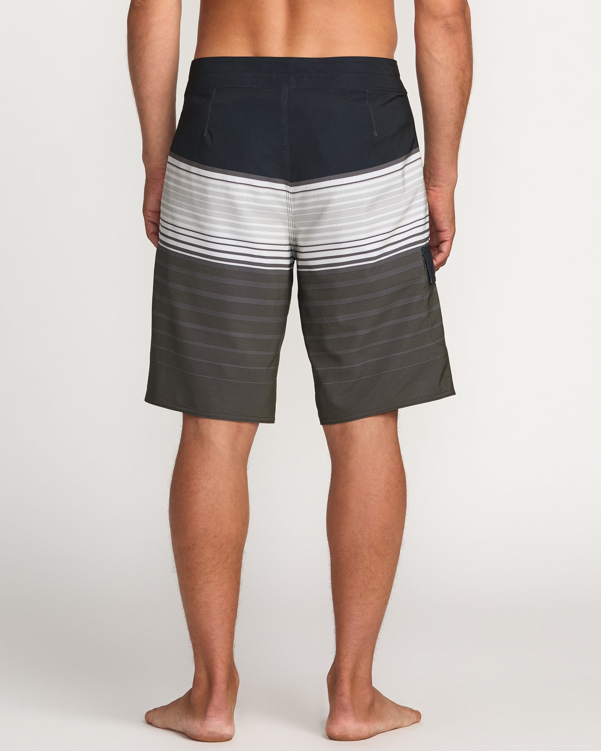 All Day Stripe Pro Performance 20 Boardshorts - Pewter - Image 2