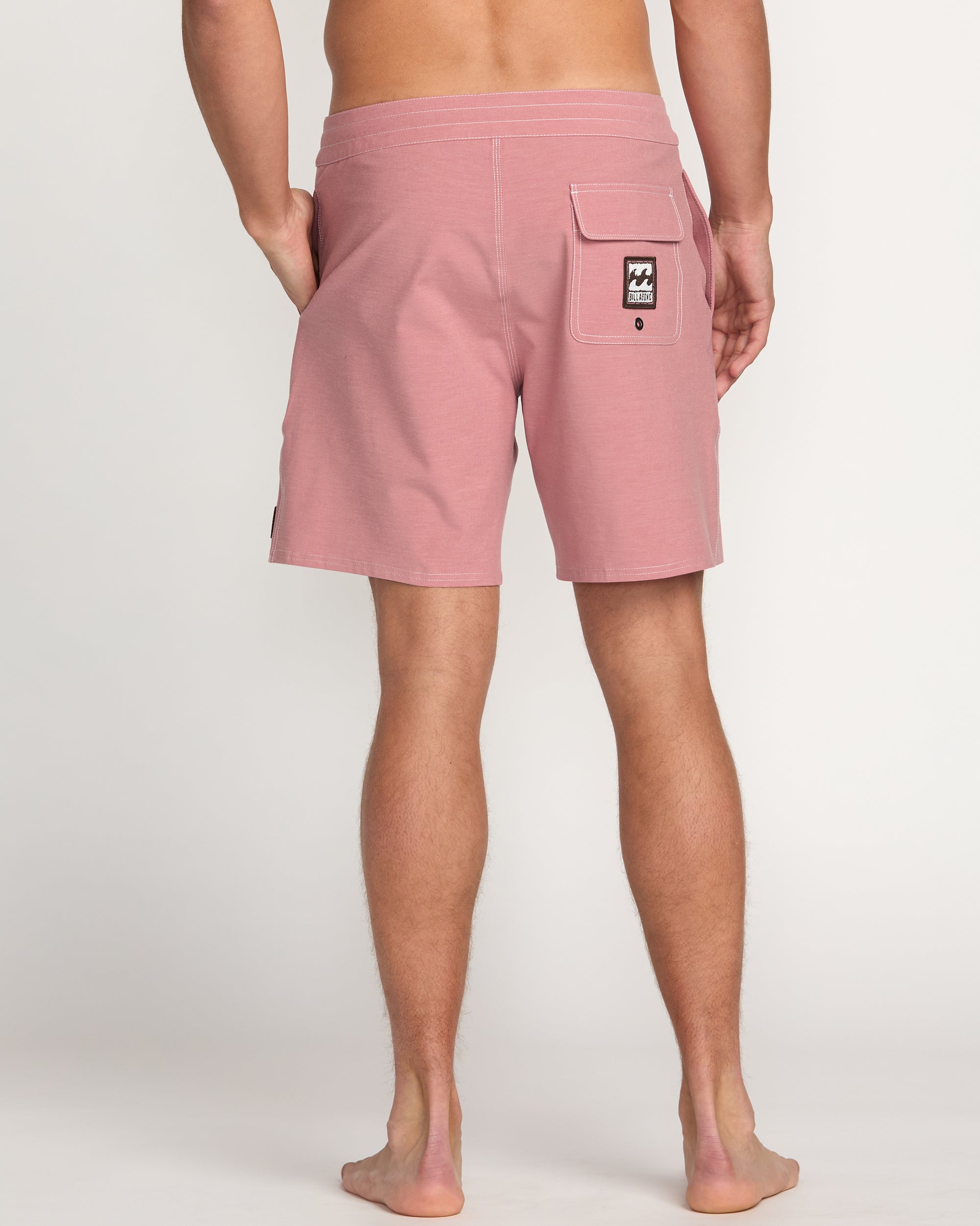 Every Other Day Lo Tide 18 Boardshorts - Dusty Rose - Image 2