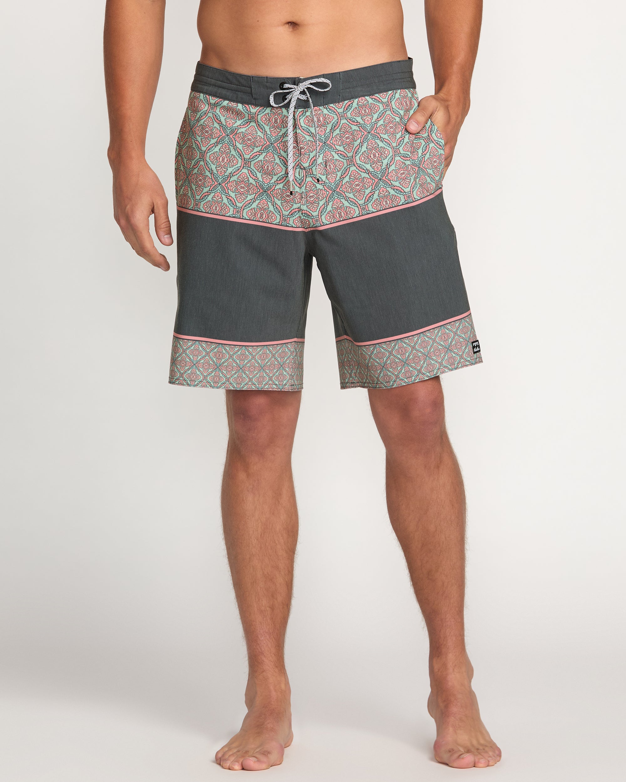 Lowers Lo Tide 19 Boardshorts - Mist Green