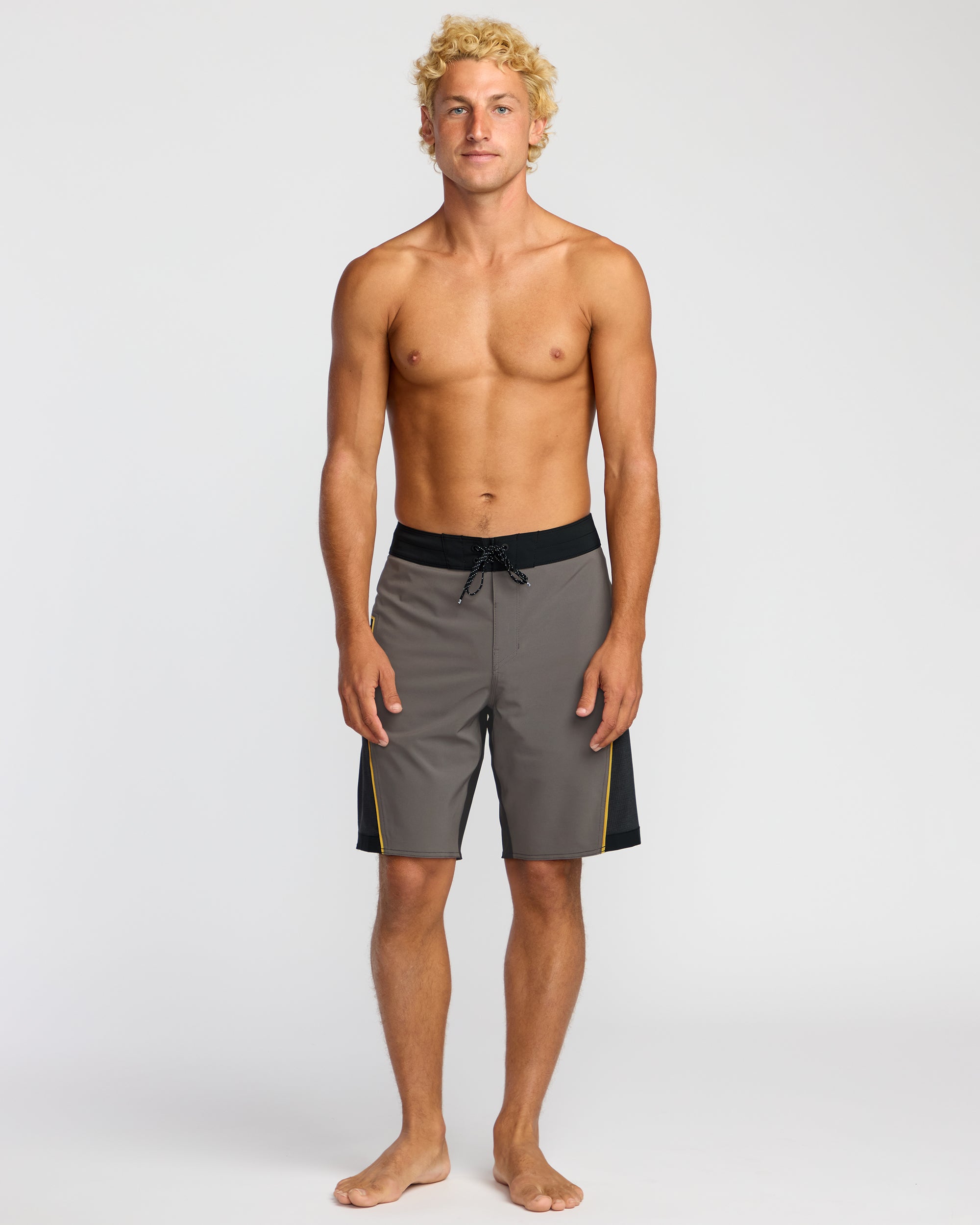 Straddie Pro Performance 20 Boardshorts - Pewter - Image 6