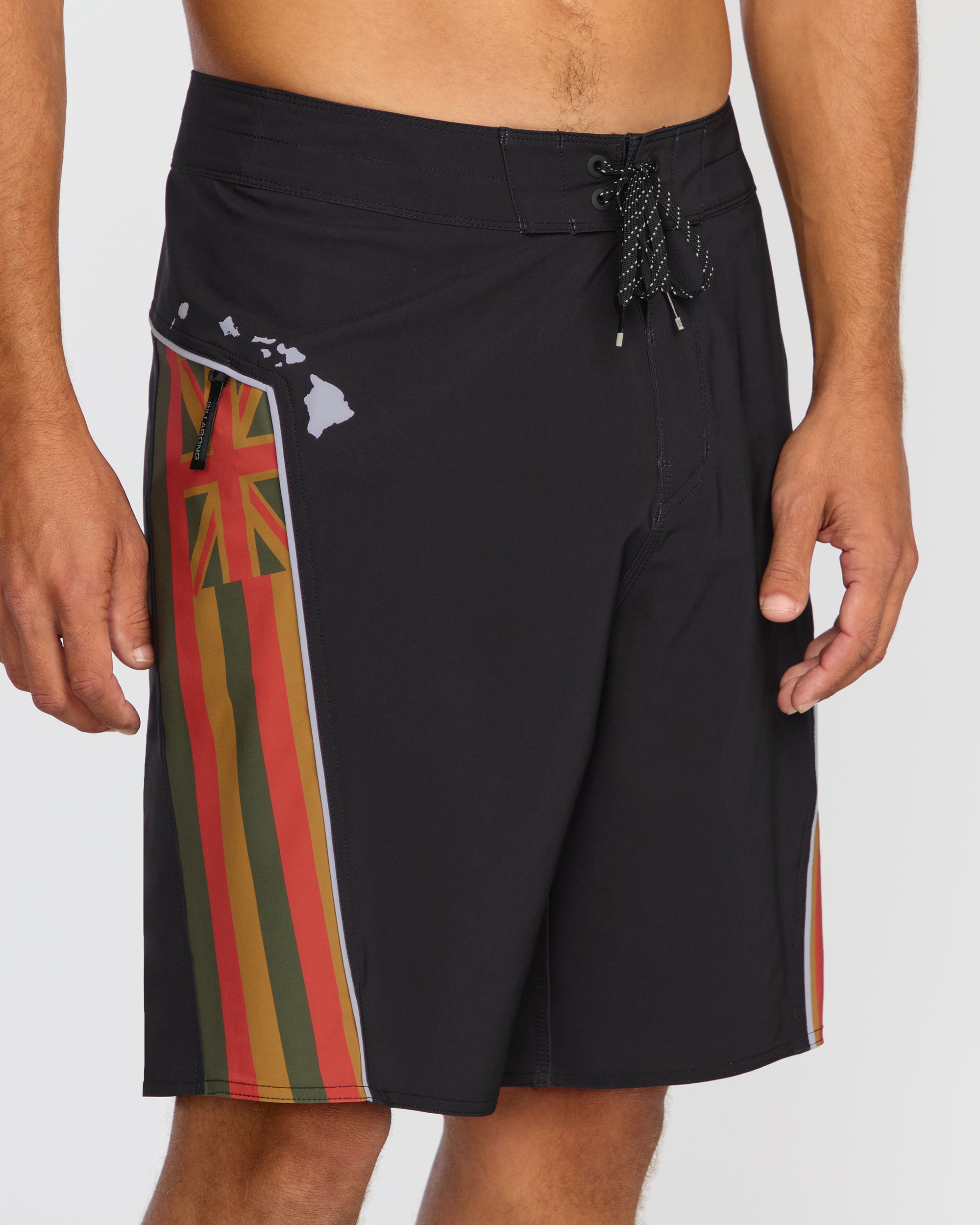 Straddie Pro Hi Boardshorts - Rasta - Image 6