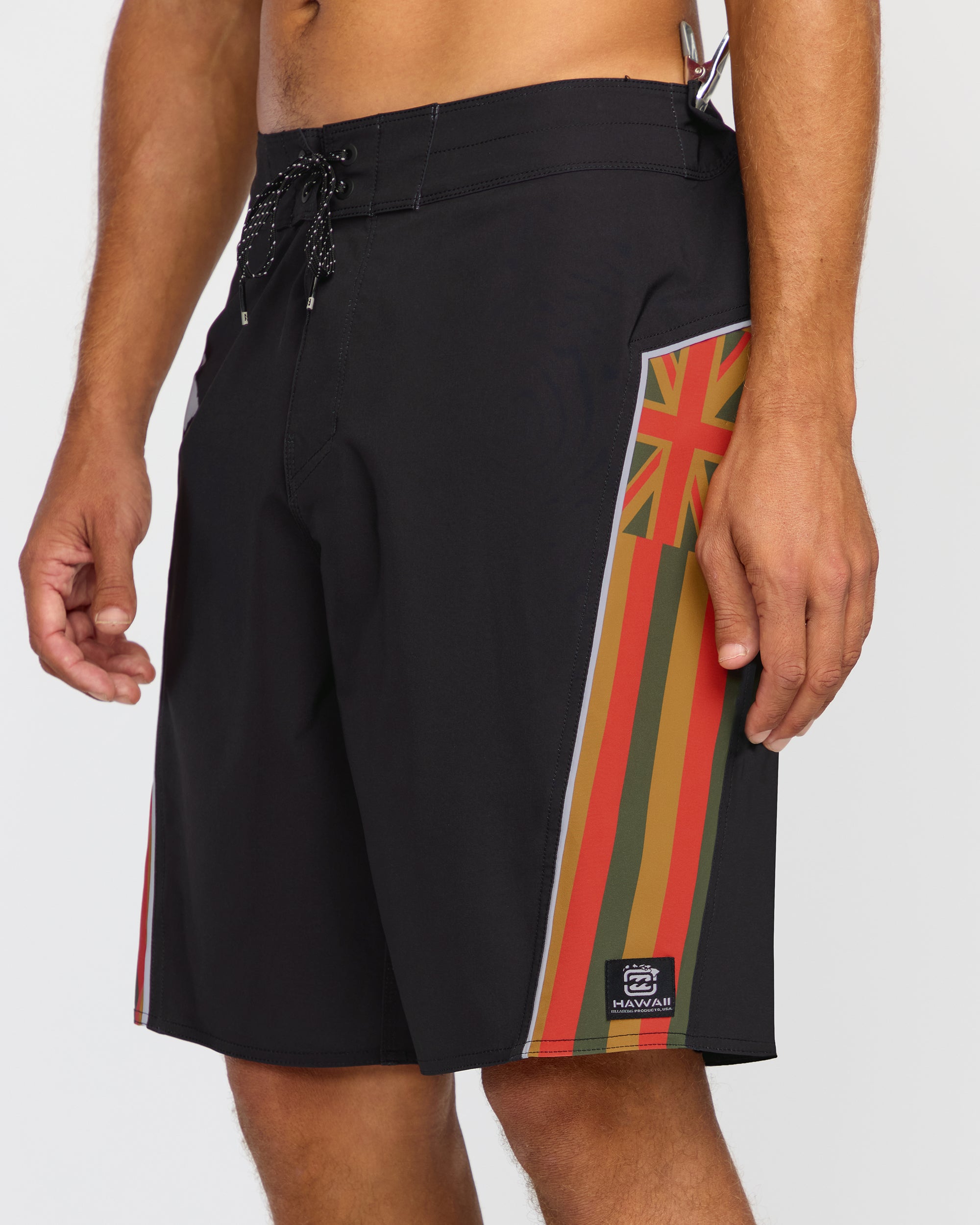 Straddie Pro Hi Boardshorts - Rasta - Image 7