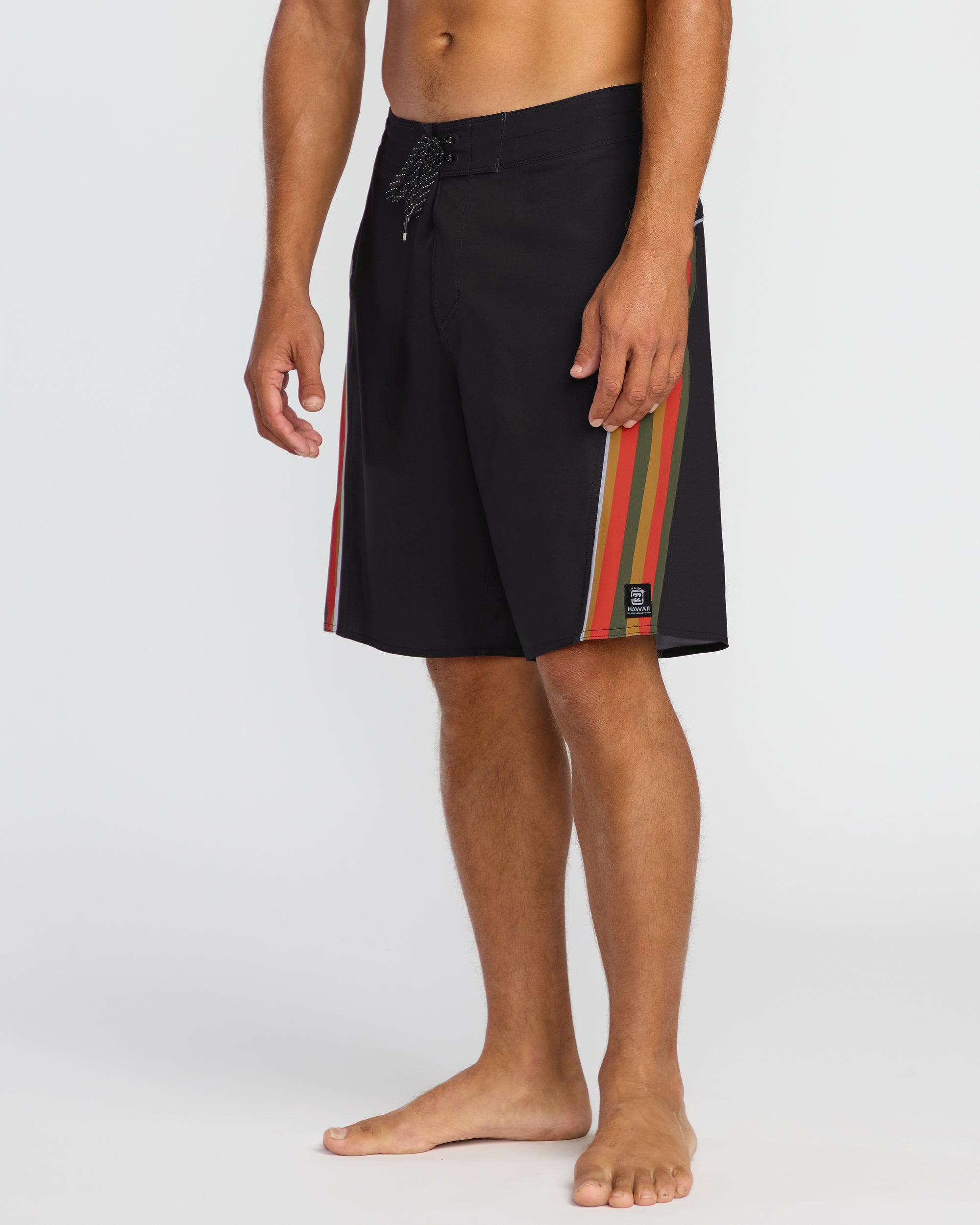 Straddie Pro Hi Boardshorts - Rasta - Image 4