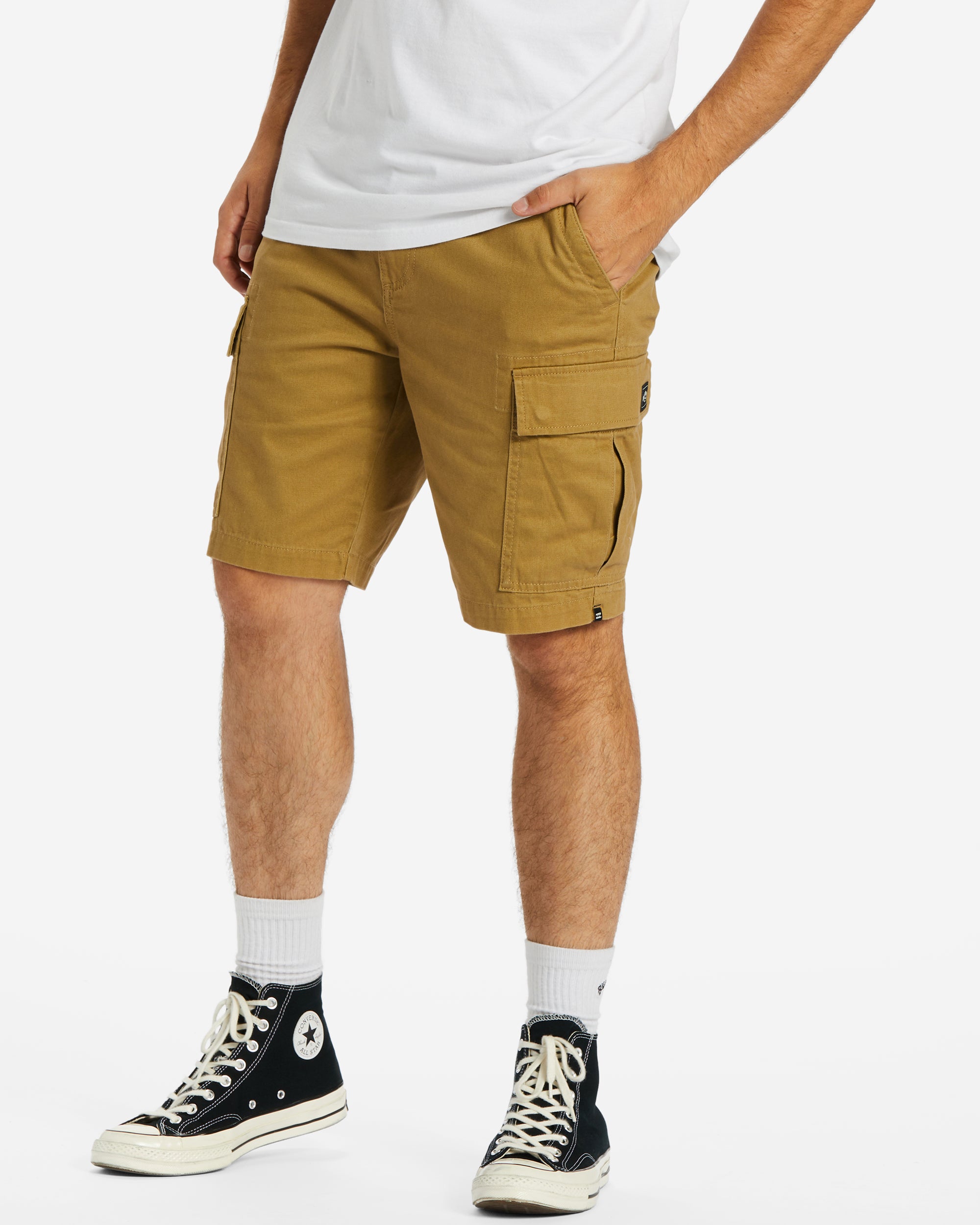 Combat Cargo 21 Shorts - Light Khaki - Image 6
