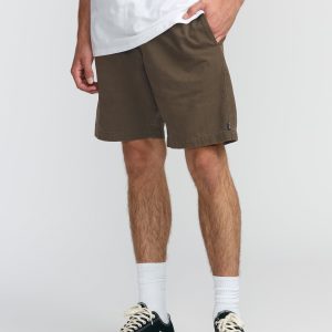 Larry Laybacks 19 Twill Shorts - Rustic Brown