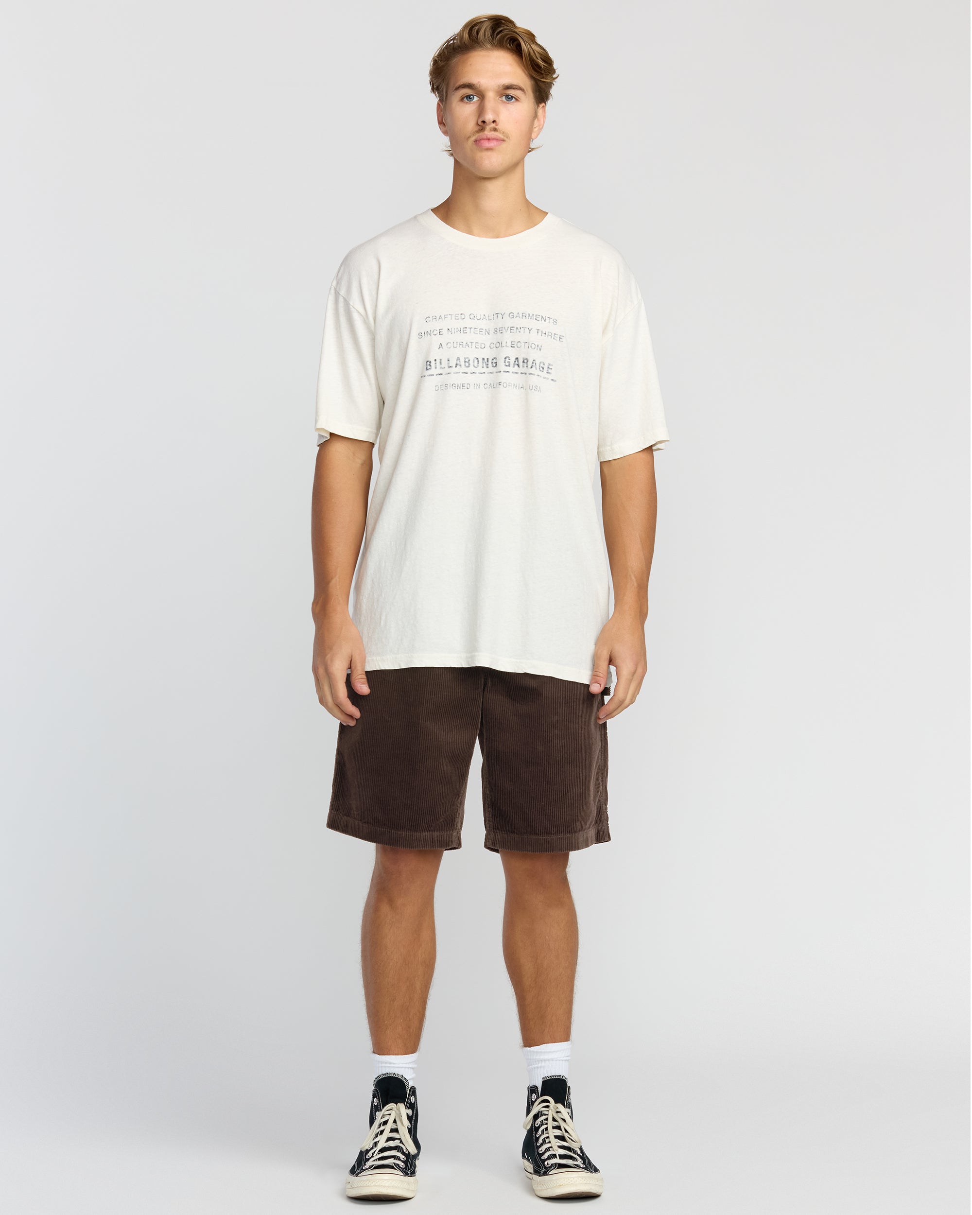 Larry Cord Garage Shorts - Chocolate - Image 4