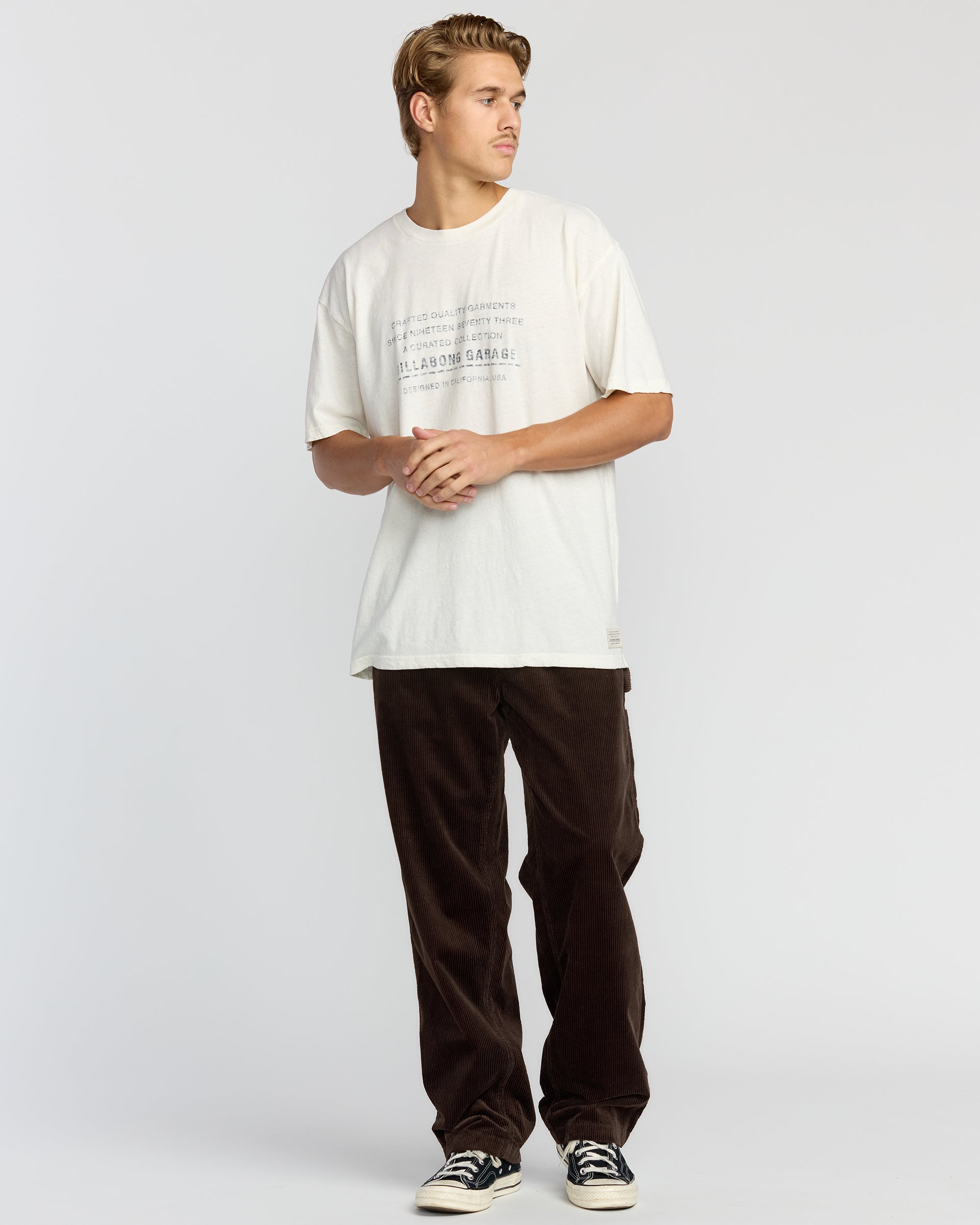 Larry Cord Garage Pants - Chocolate - Image 4