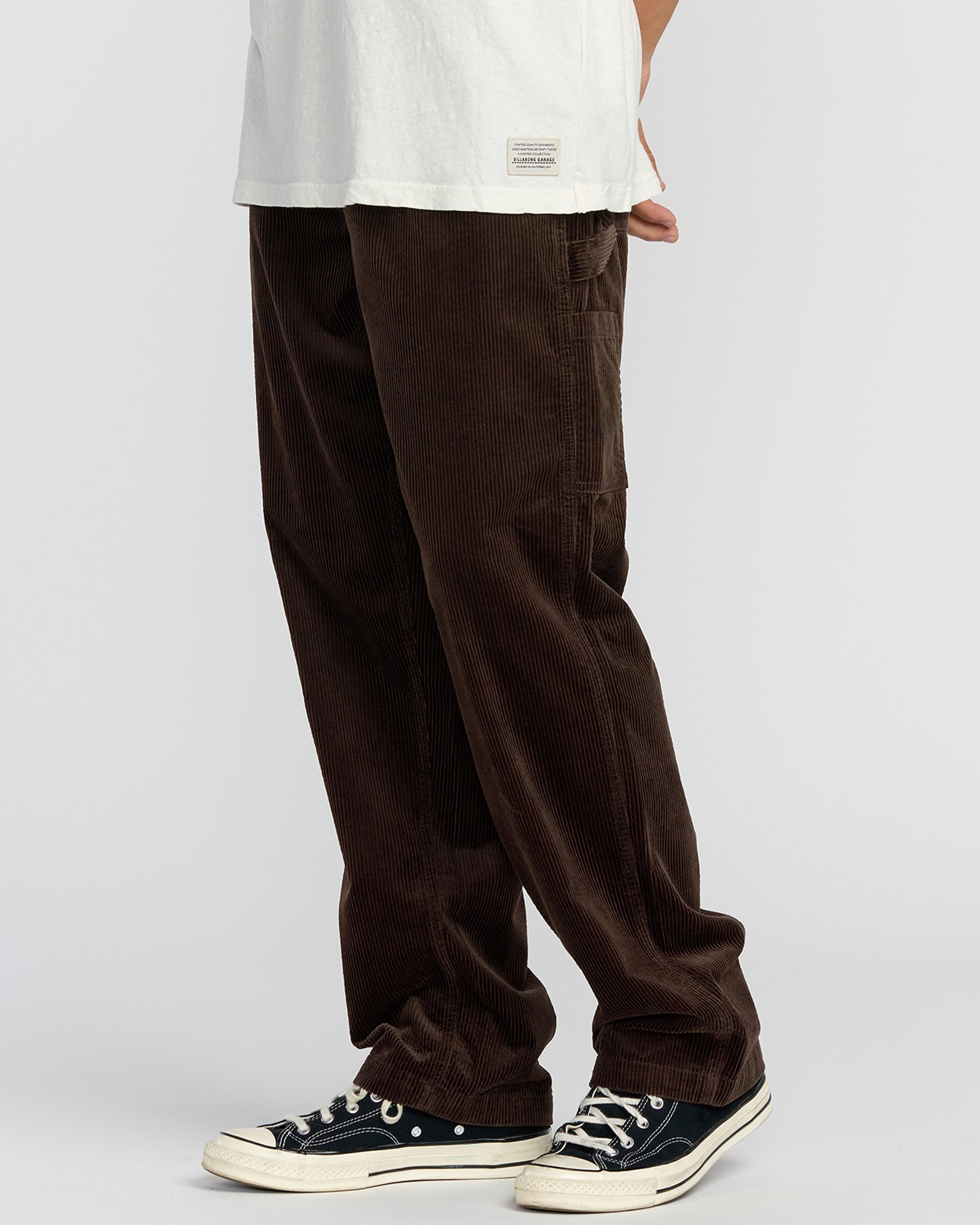 Larry Cord Garage Pants - Chocolate - Image 6
