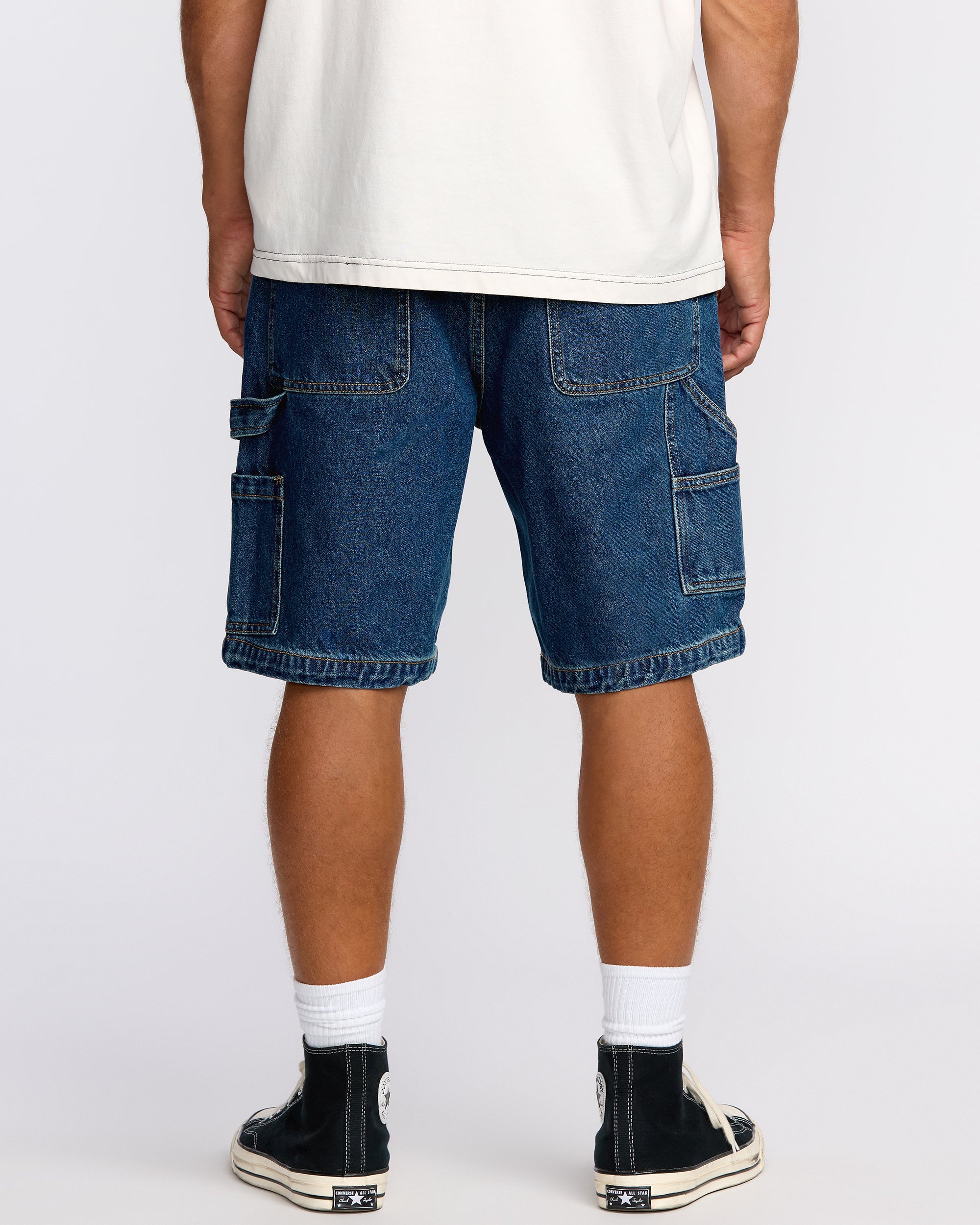Bad Dog Workwear Shorts - Ocean Wash - Image 3