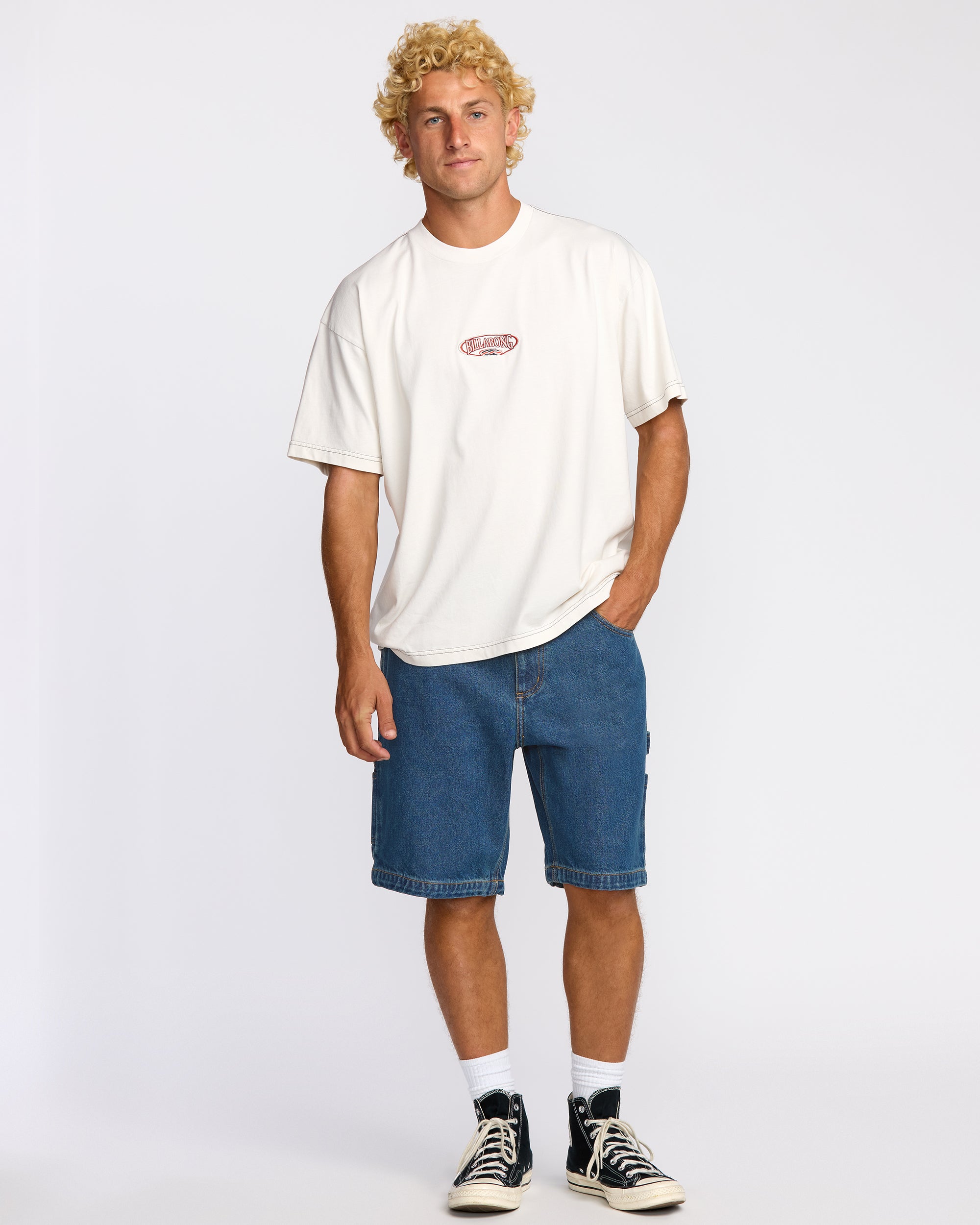 Bad Dog Workwear Shorts - Ocean Wash - Image 5