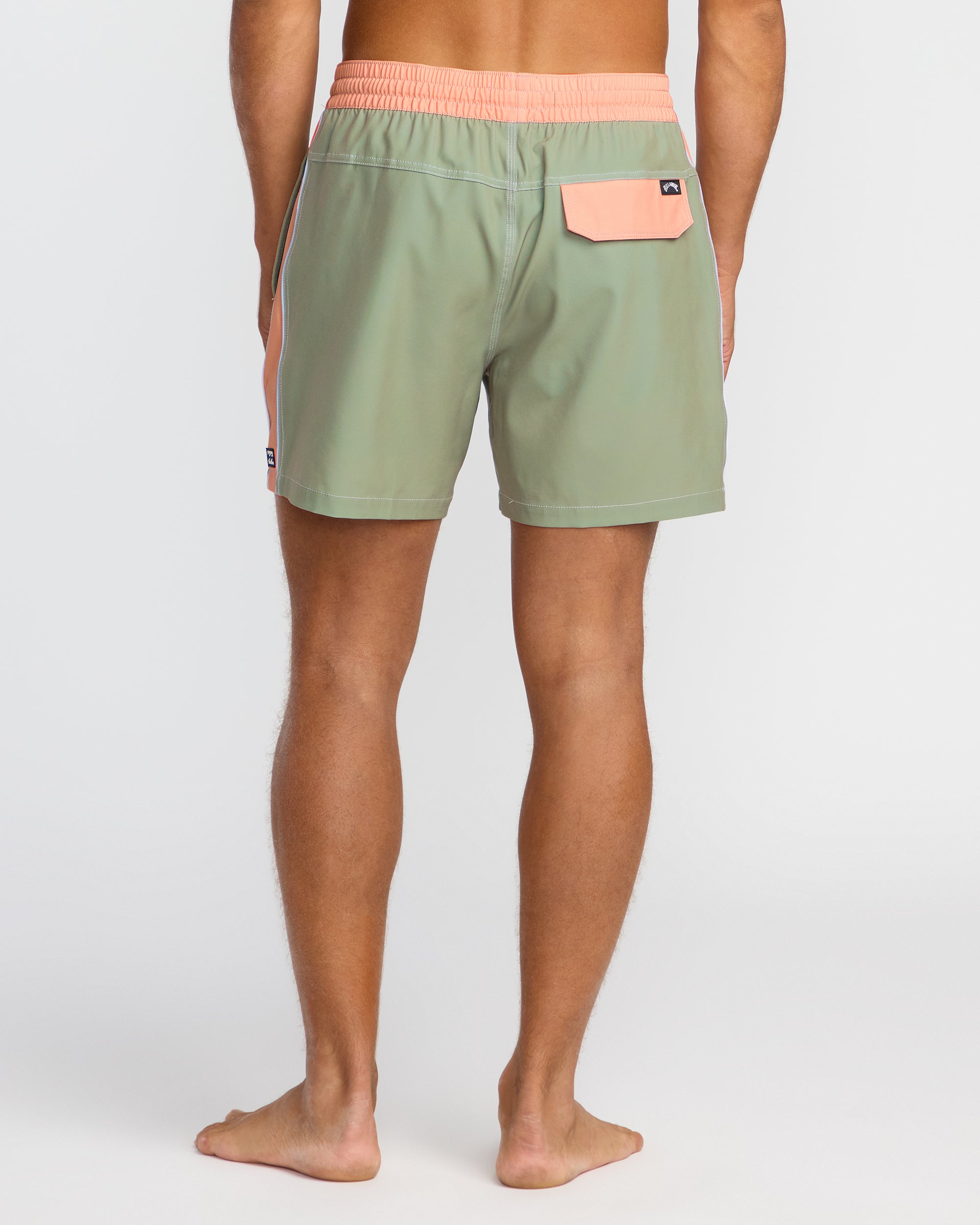 Dbah Panel Laybacks Swim Trunk - Green Ash - Image 2