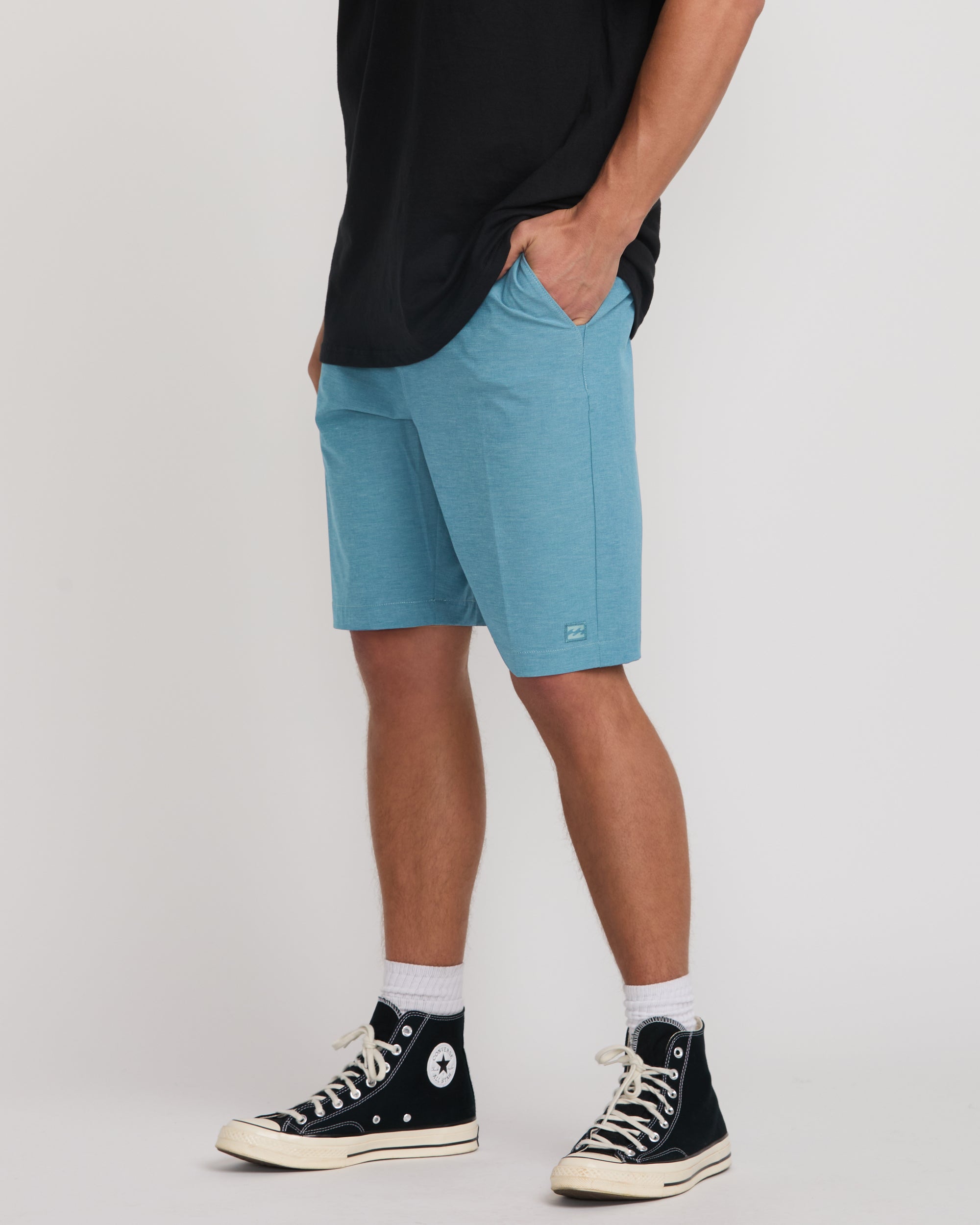 Crossfire Submersible 21 Hybrid Shorts - Glacier Blue - Image 7