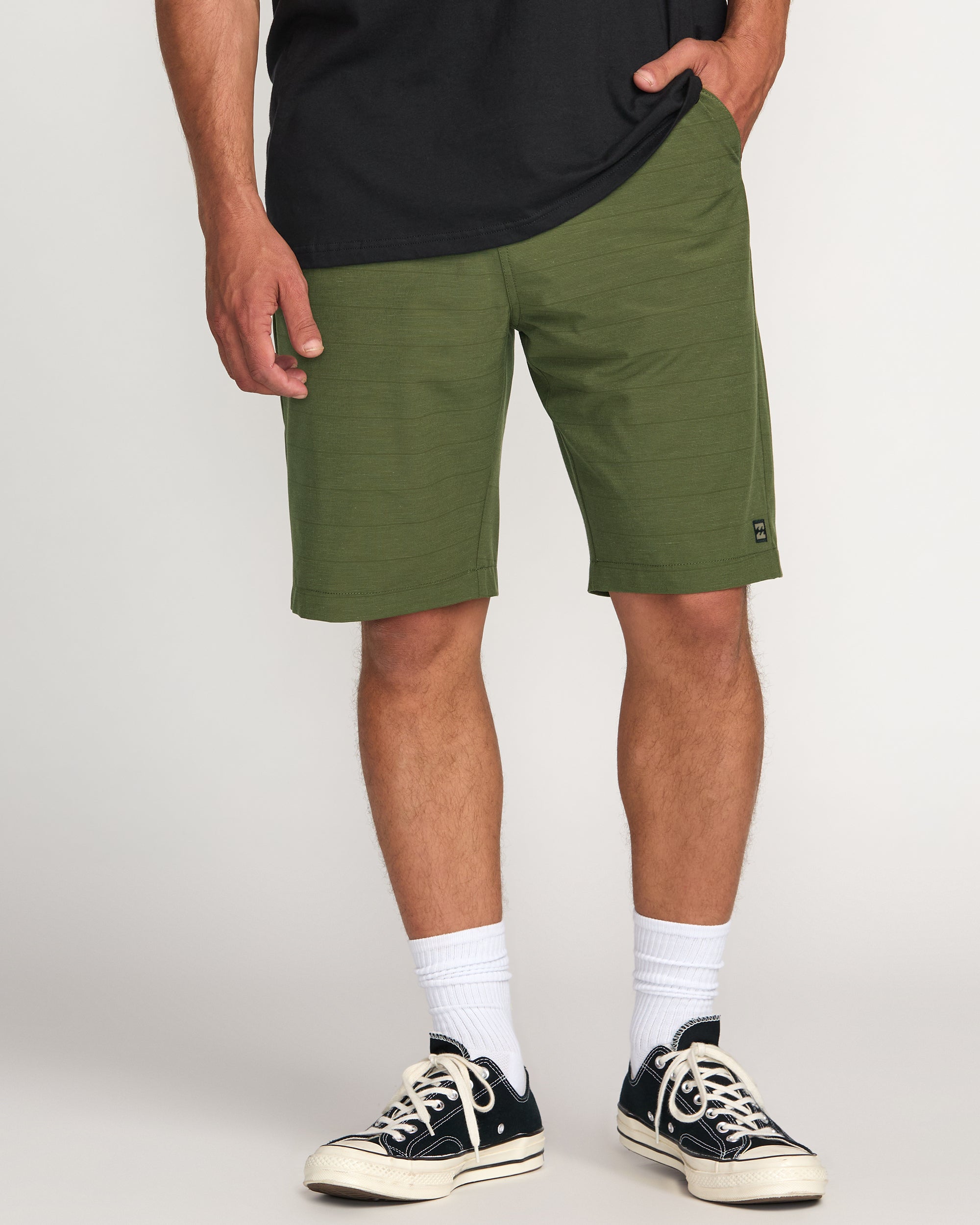 Crossfire Submersible 21 Hybrid Shorts - Olive
