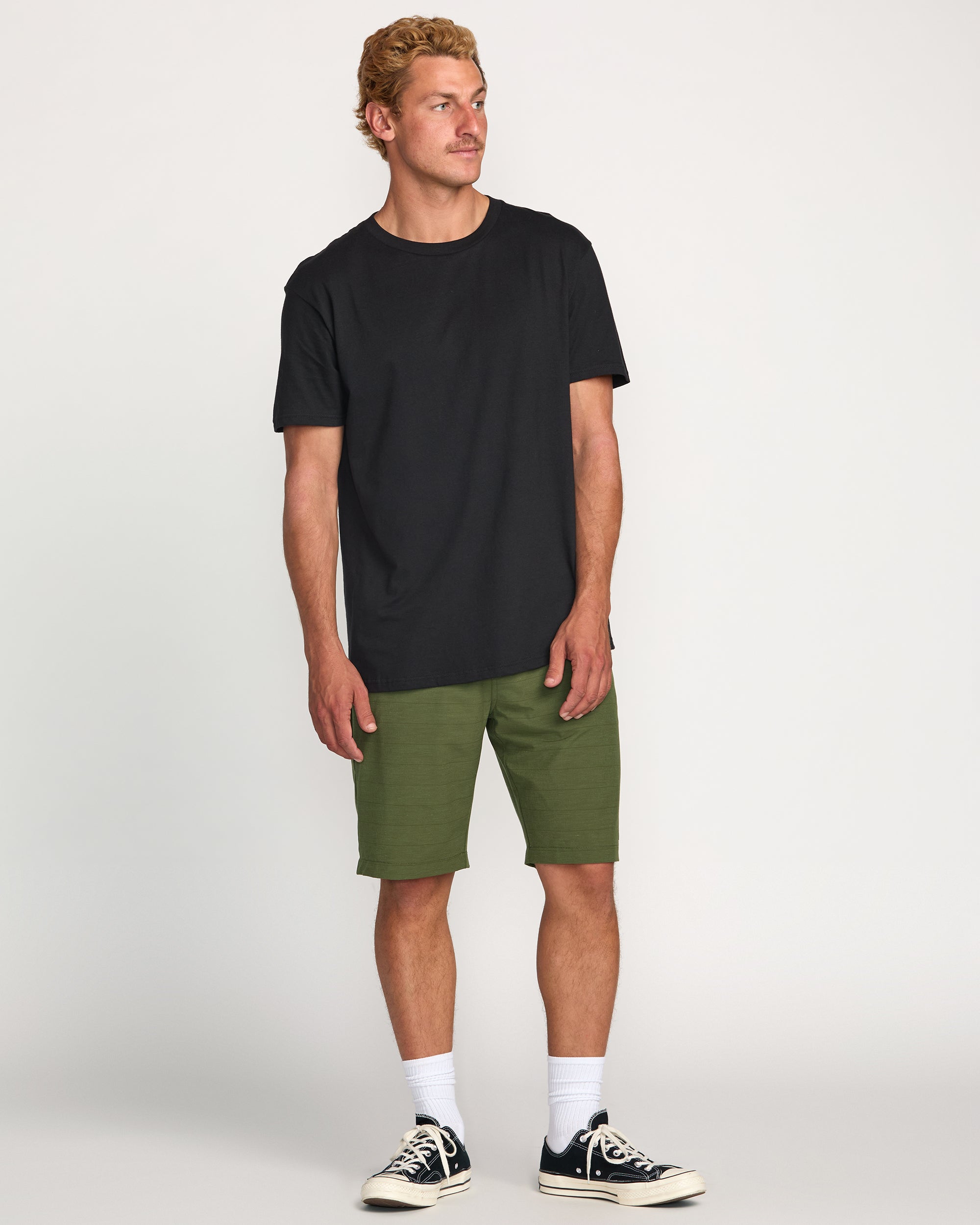 Crossfire Submersible 21 Hybrid Shorts - Olive - Image 5