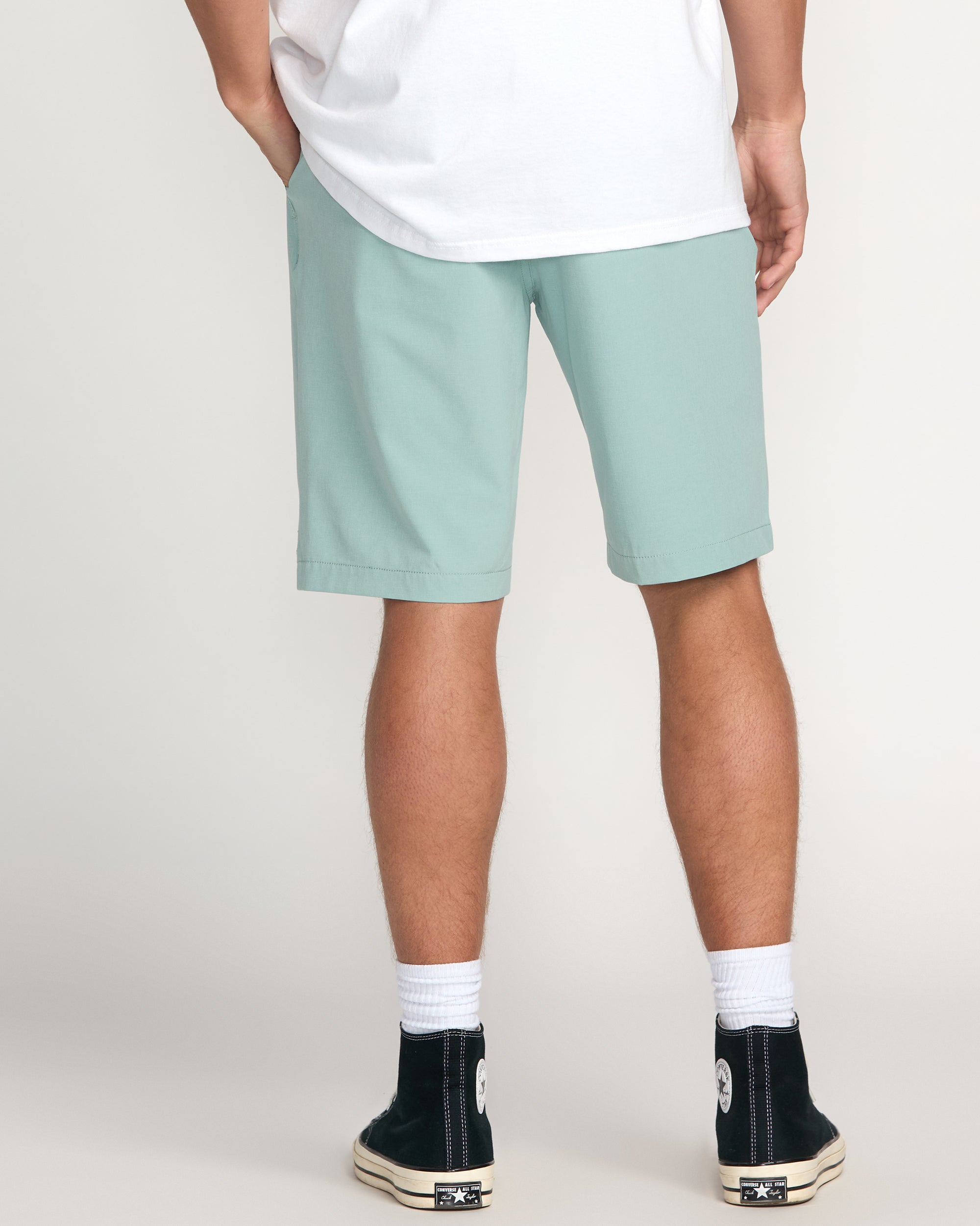 Crossfire Submersible 21 Hybrid Shorts - Seafoam - Image 2