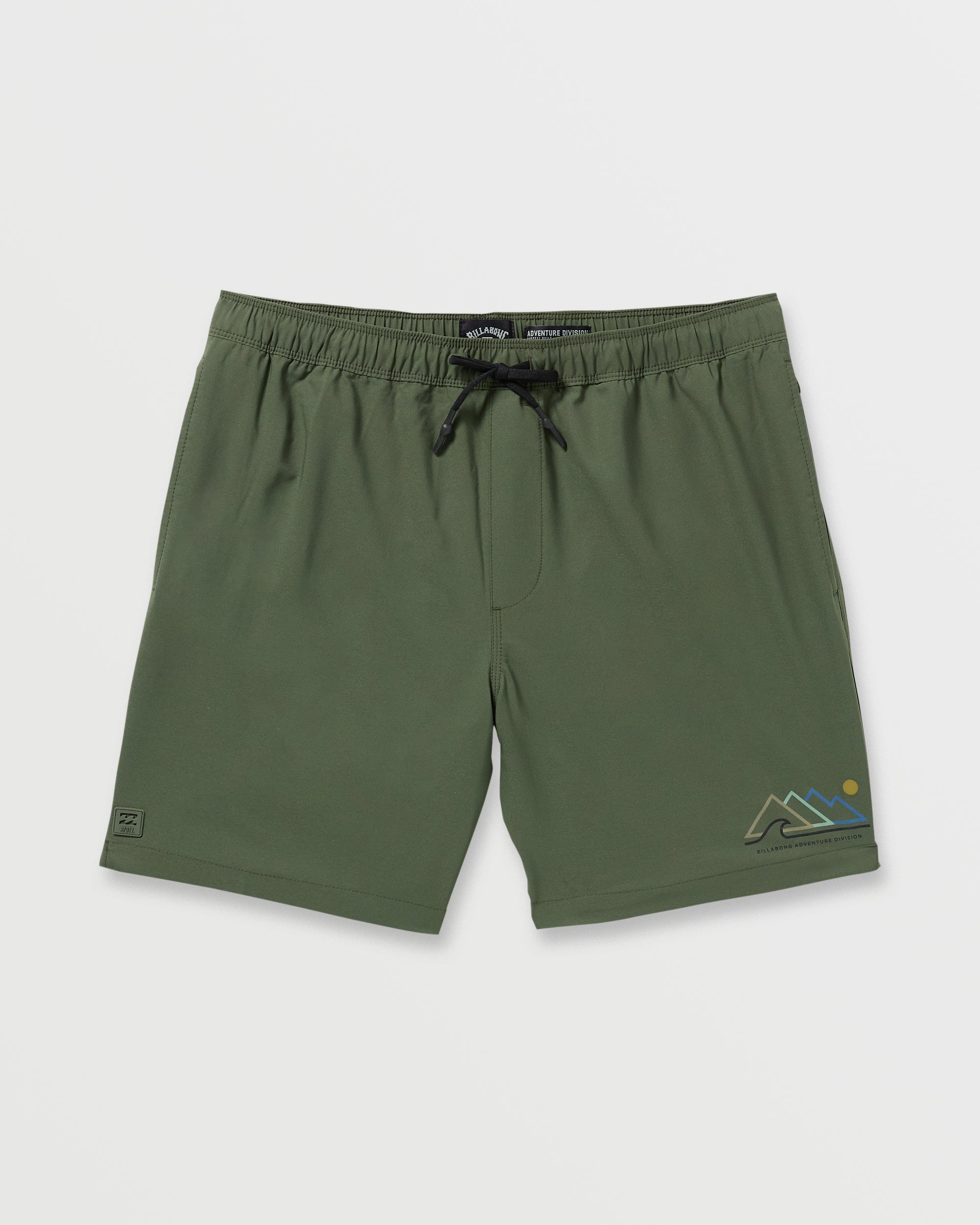 Surftrek Elastic Submersible 17 Hybrid Shorts - Dark Military - Image 3
