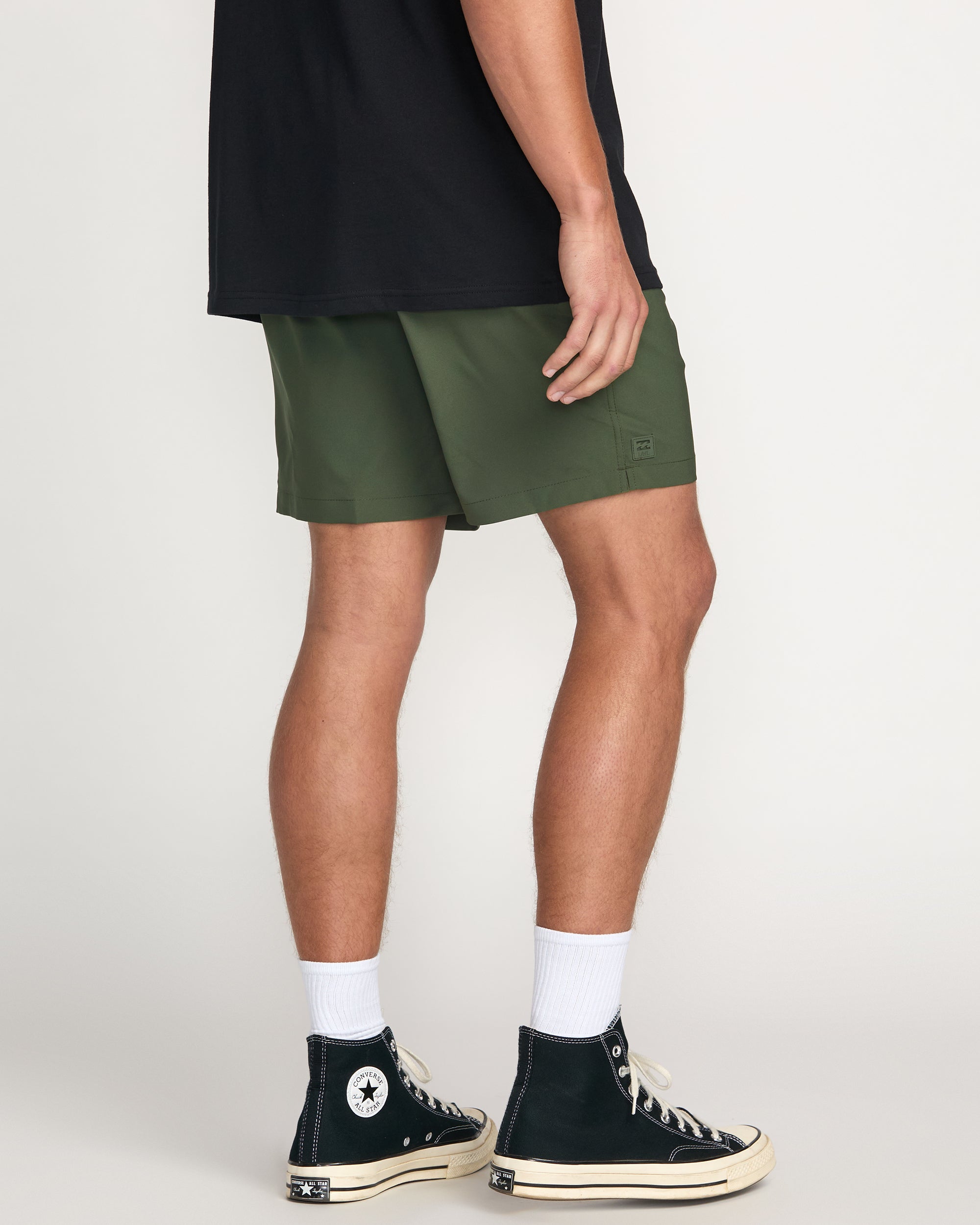 Surftrek Elastic Submersible 17 Hybrid Shorts - Dark Military - Image 2