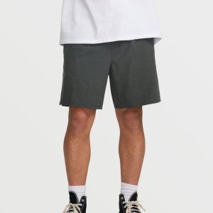 Crossfire Elastic Submersible 18 Hybrid Shorts - Asphalt