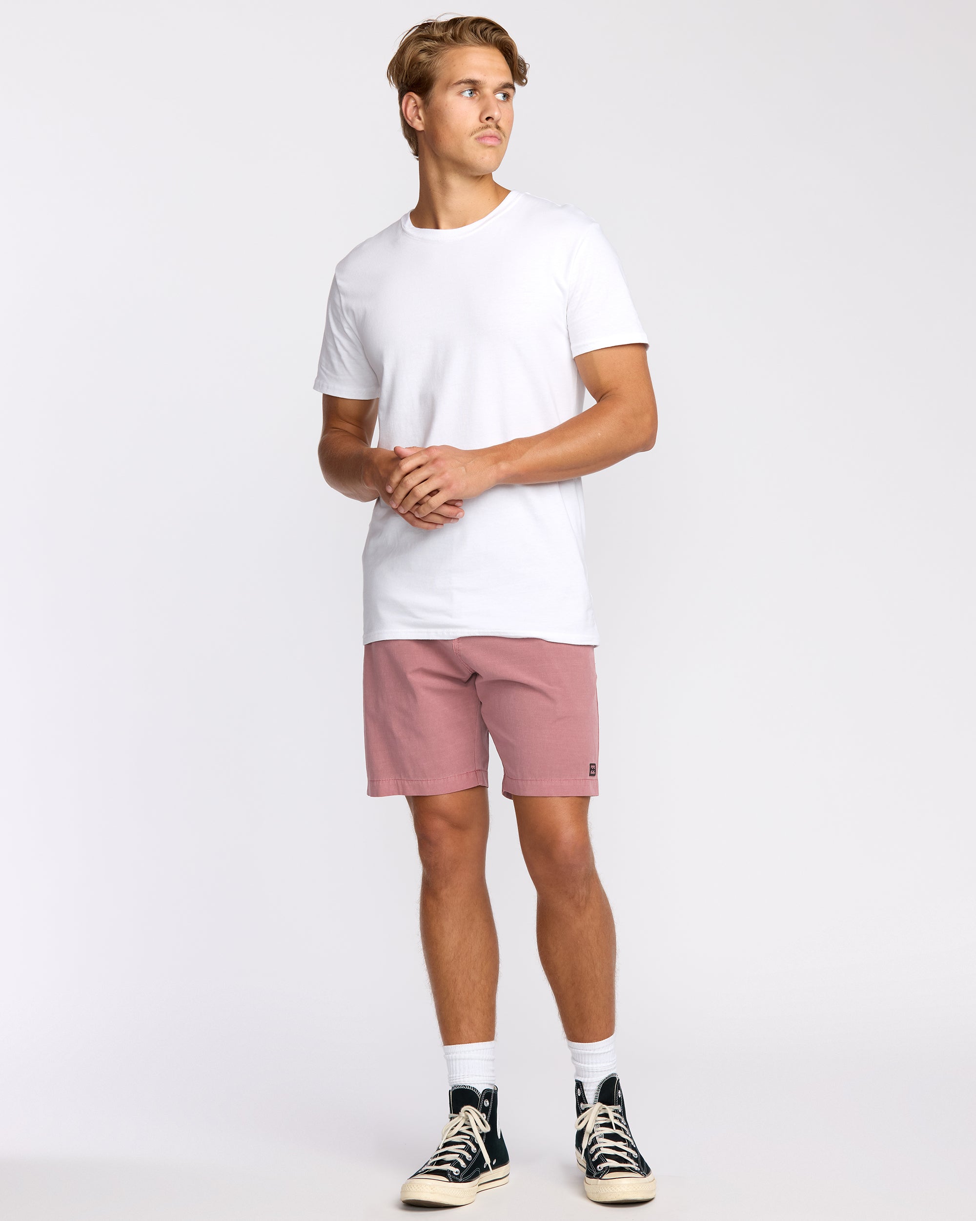 Crossfire Wave Wash Submersible 18 Hybrid Shorts - Dusty Rose - Image 4