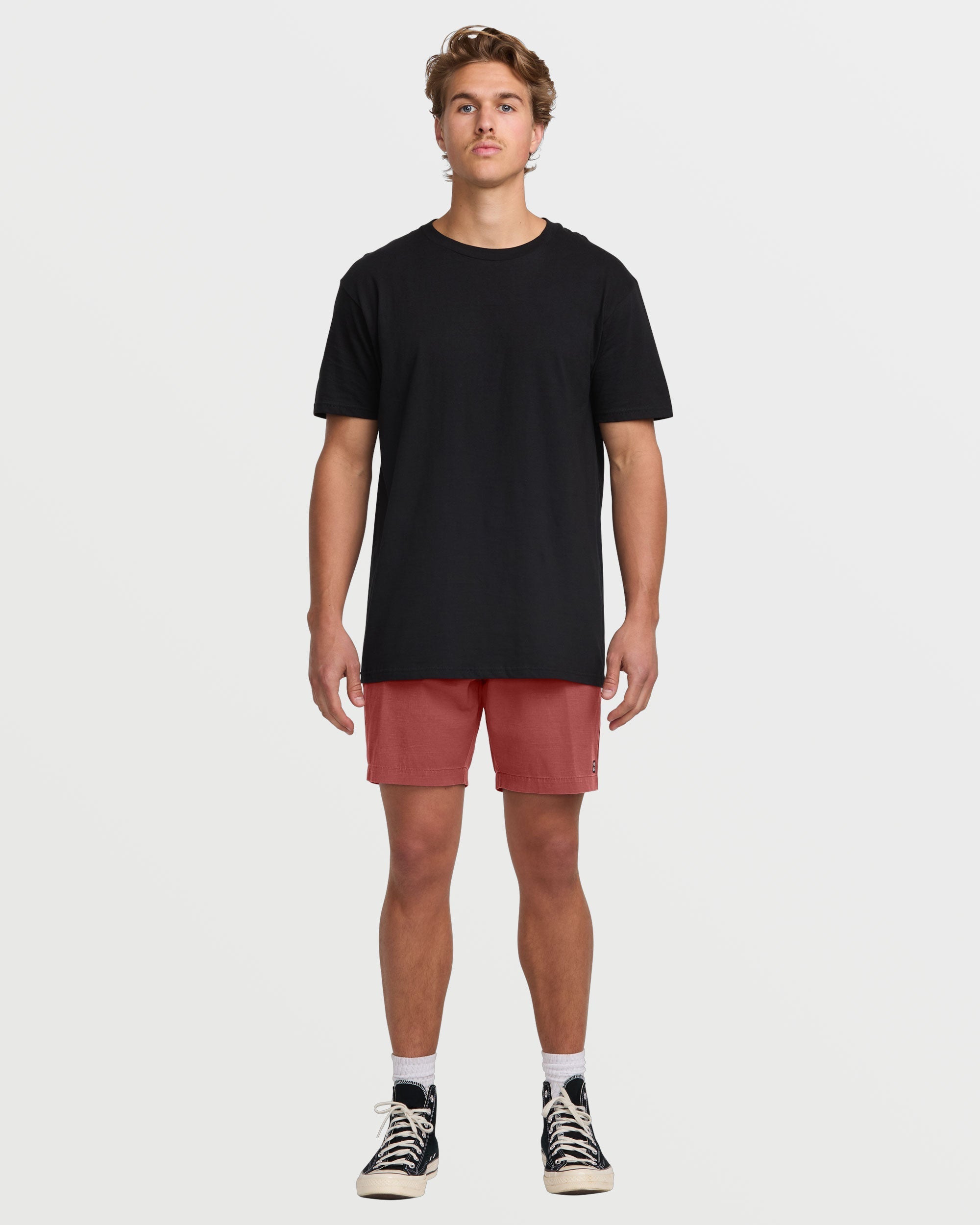 Crossfire Wave Wash Submersible 18 Hybrid Shorts - Dusty Red - Image 3