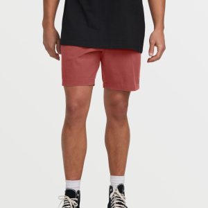 Crossfire Wave Wash Submersible 18 Hybrid Shorts - Dusty Red