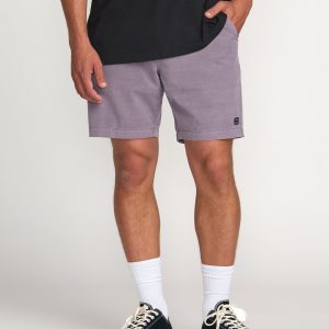 Crossfire Wave Wash Submersible 18 Hybrid Shorts - Light Purple