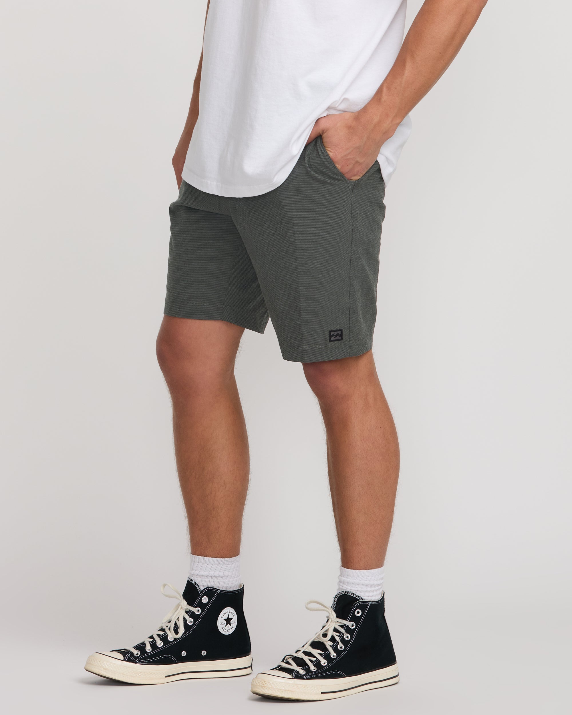 Crossfire Submersible 19 Hybrid Shorts - Asphalt - Image 6