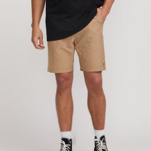 Crossfire Submersible 19 Hybrid Shorts - Tobacco