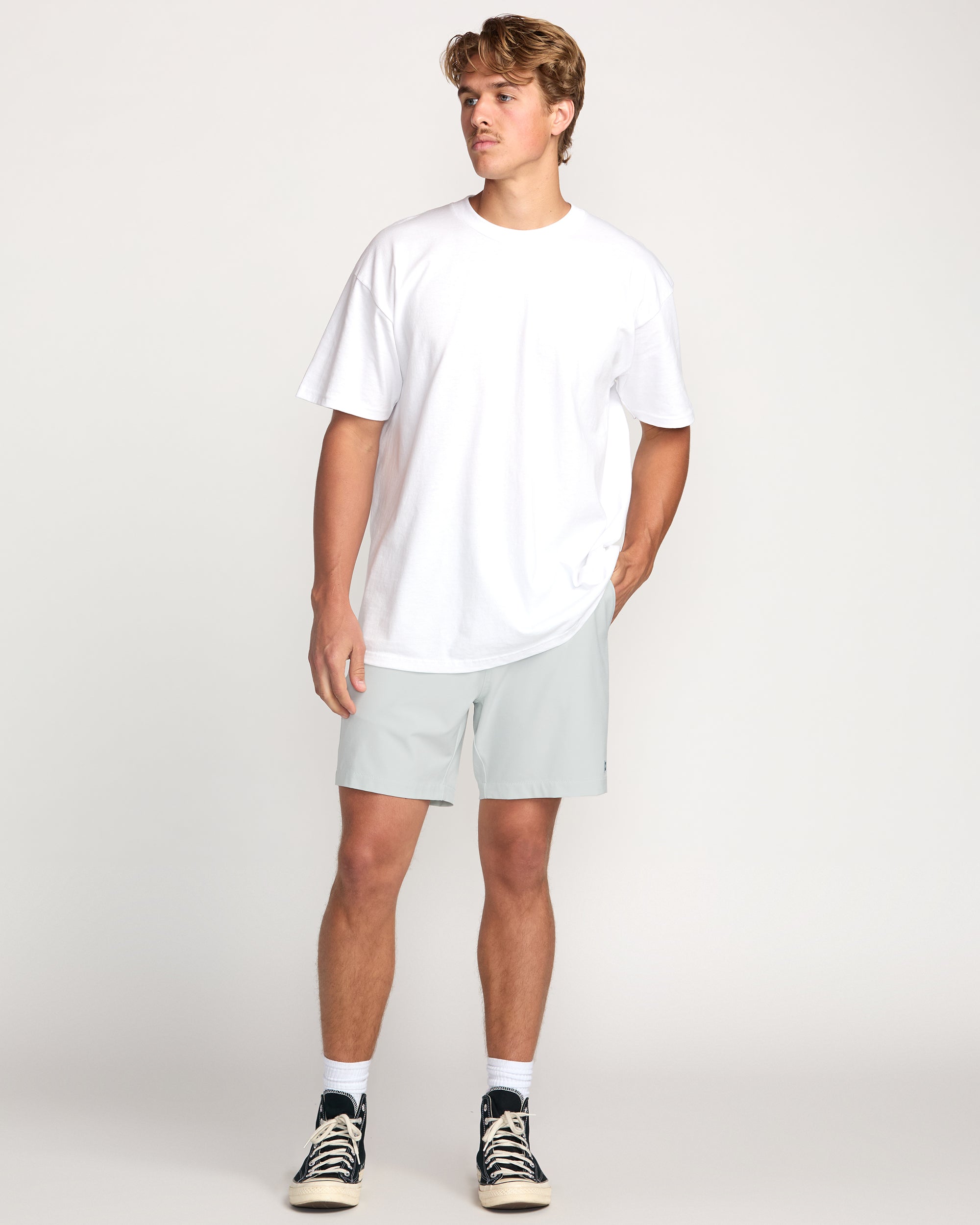 Crossfire Submersible 17 Hybrid Shorts - Ash Blue - Image 5