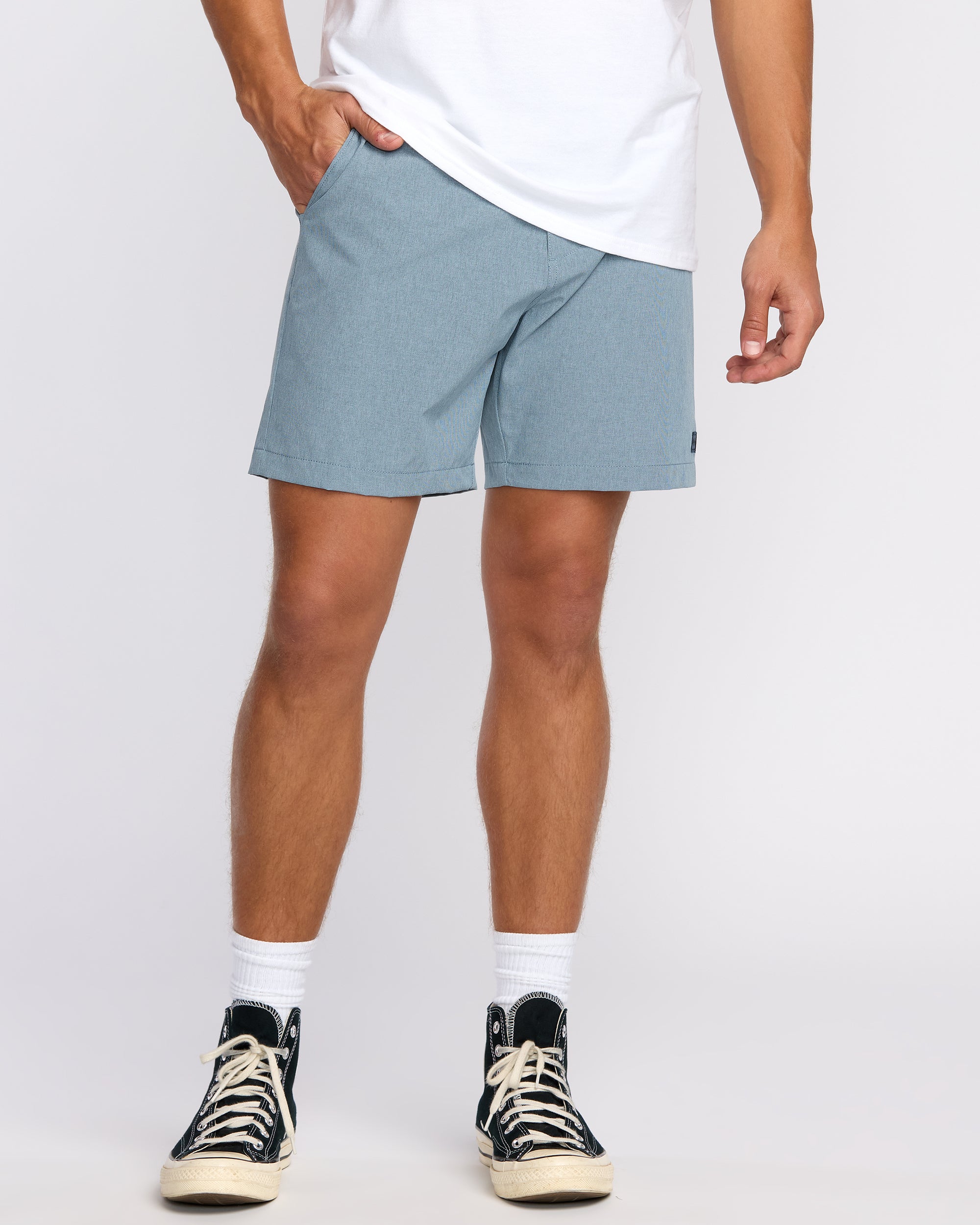 Crossfire Submersible 17 Hybrid Shorts - Slate Blue