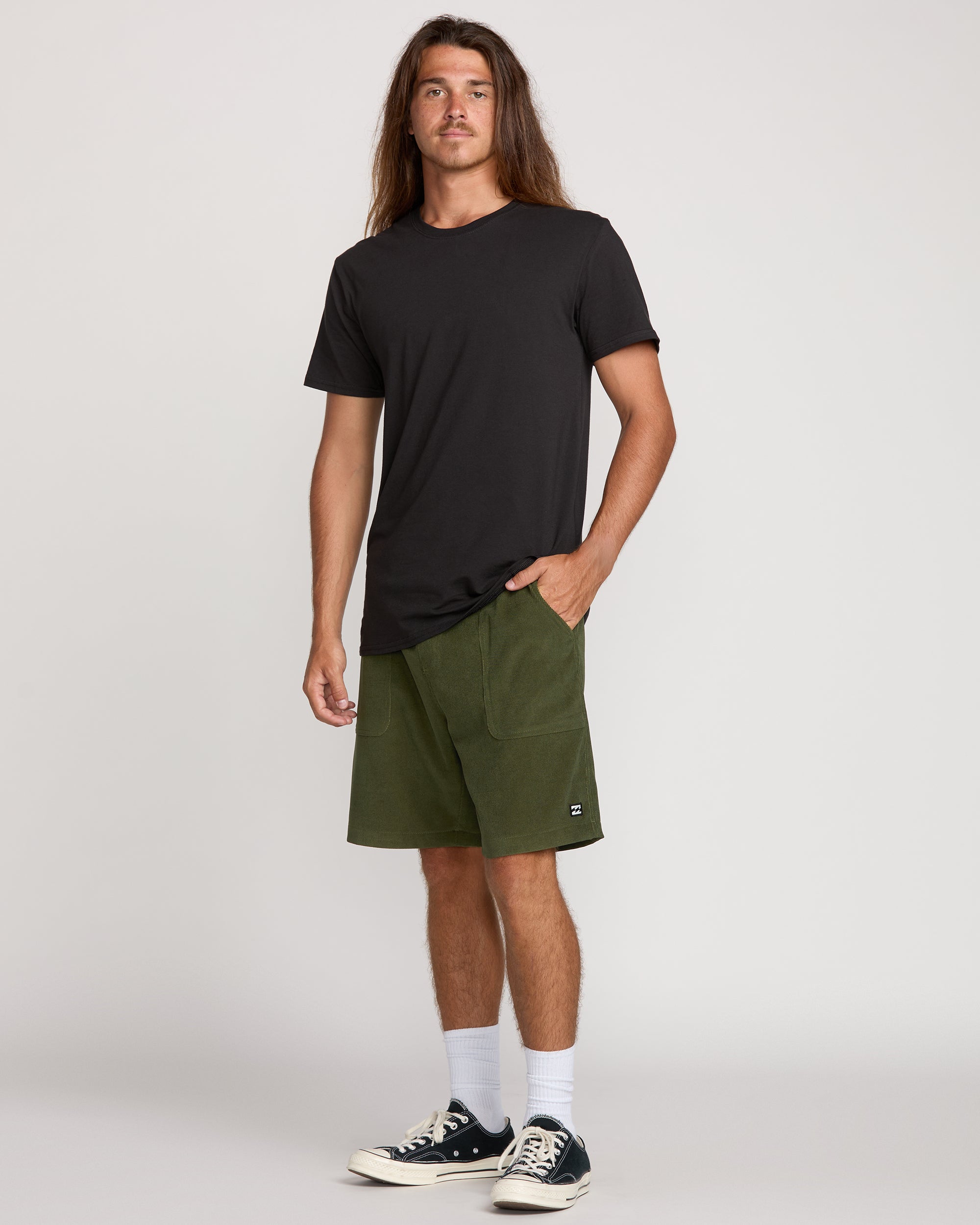 De La Cruz Submersible Hybrid Shorts - Olive - Image 5