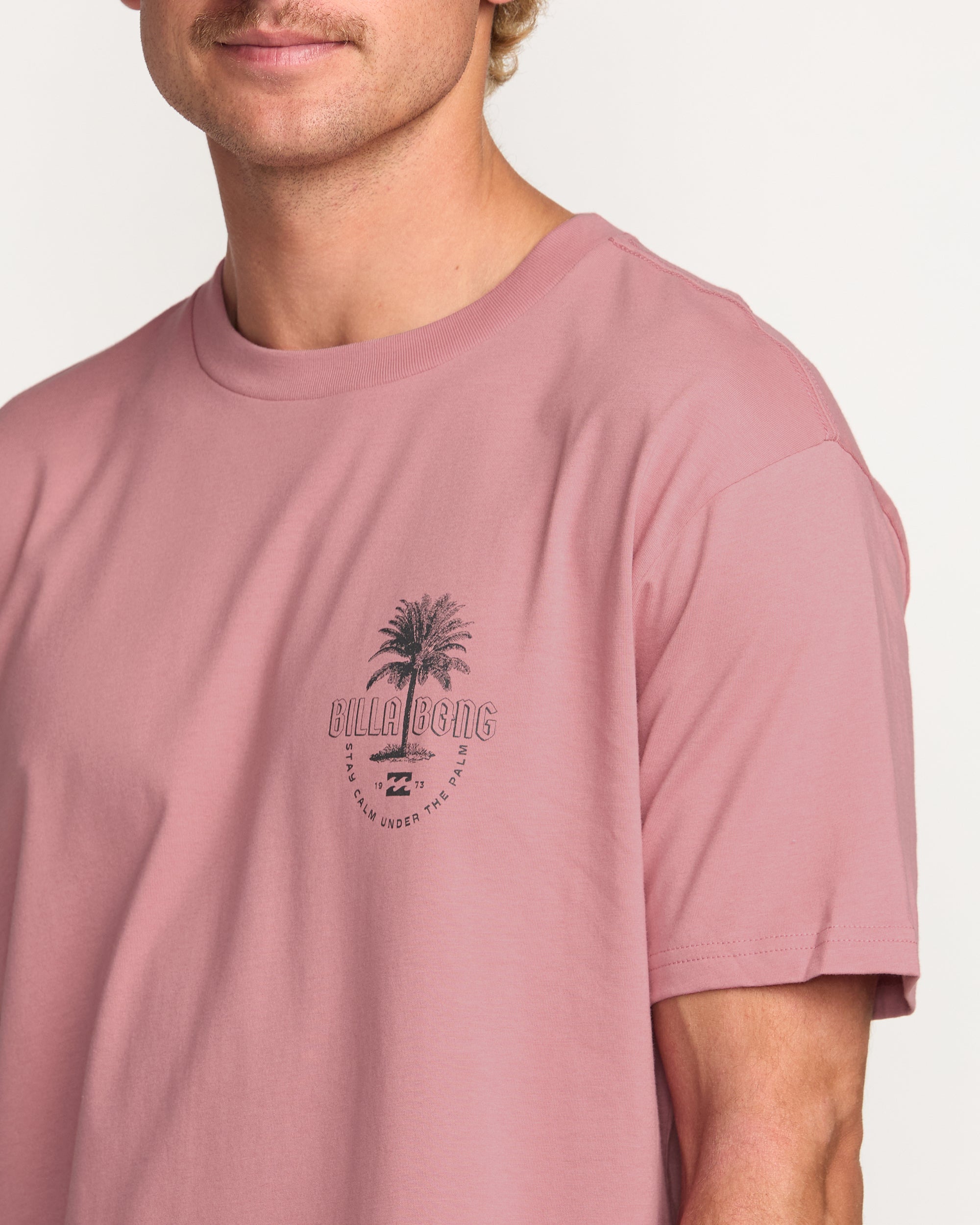 Calm Palm Premium Tee - Dusty Pink - Image 7